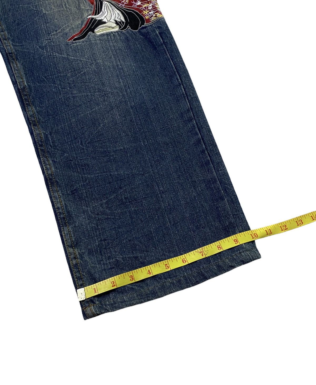 Japanese Brand Vintage HISHYOUHAKUREI Embroidery Jeans Size US 34 / EU 50 - 10 Thumbnail