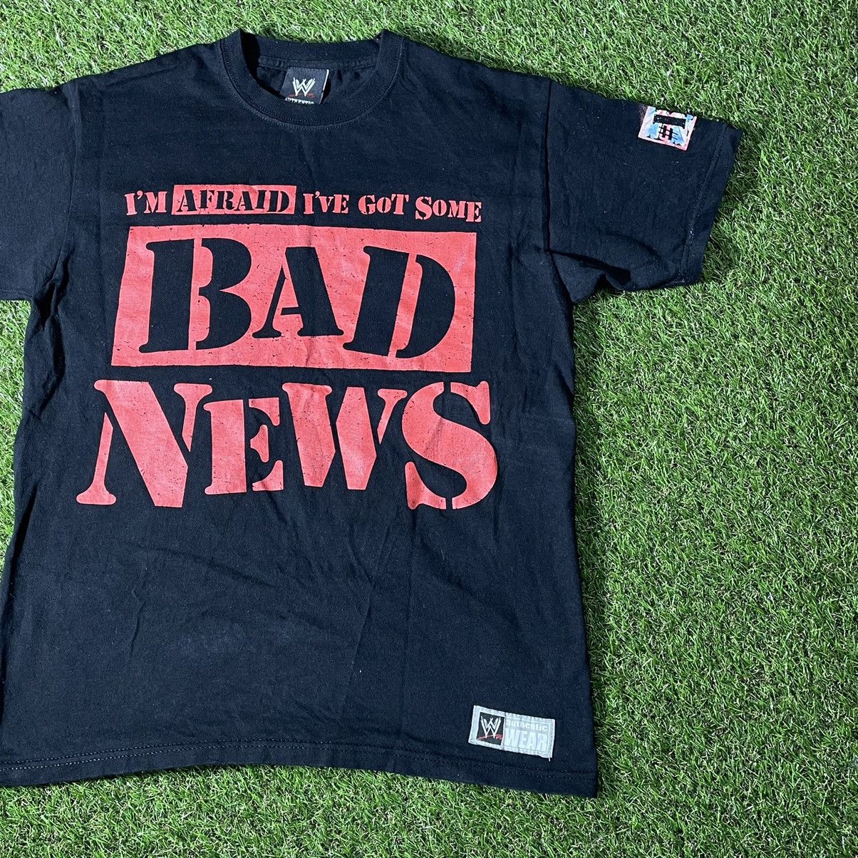 Vintage Vintage Y2K Bad News Graphic Tee Skate Streetwear Boxy M Size US M / EU 48-50 / 2 - 3 Thumbnail