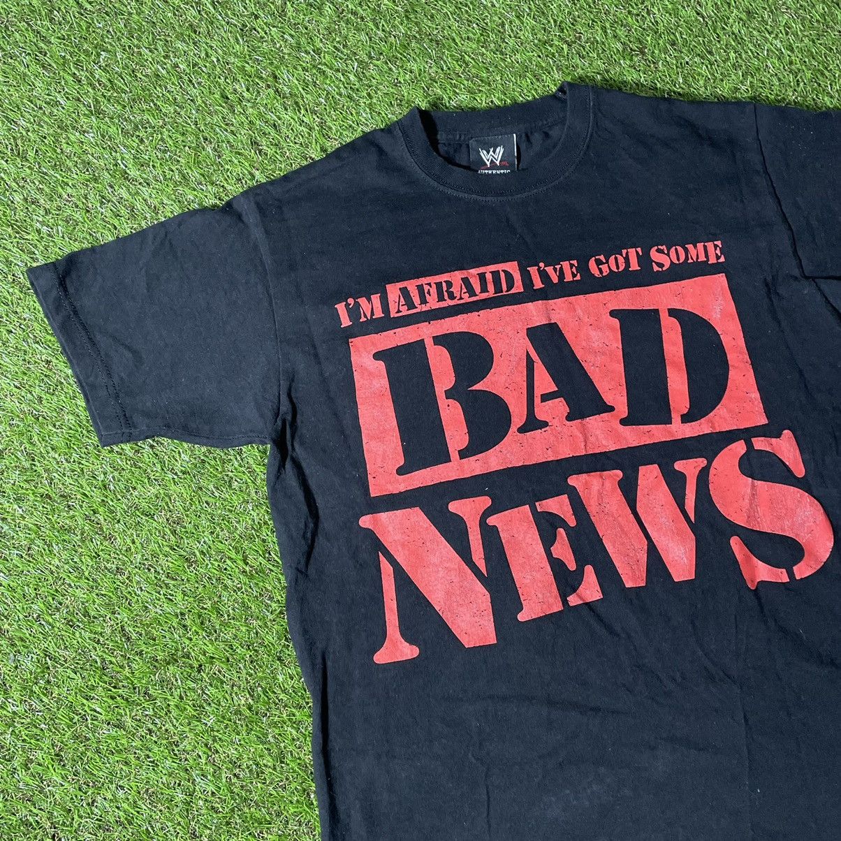 Vintage Vintage Y2K Bad News Graphic Tee Skate Streetwear Boxy M Size US M / EU 48-50 / 2 - 2 Thumbnail
