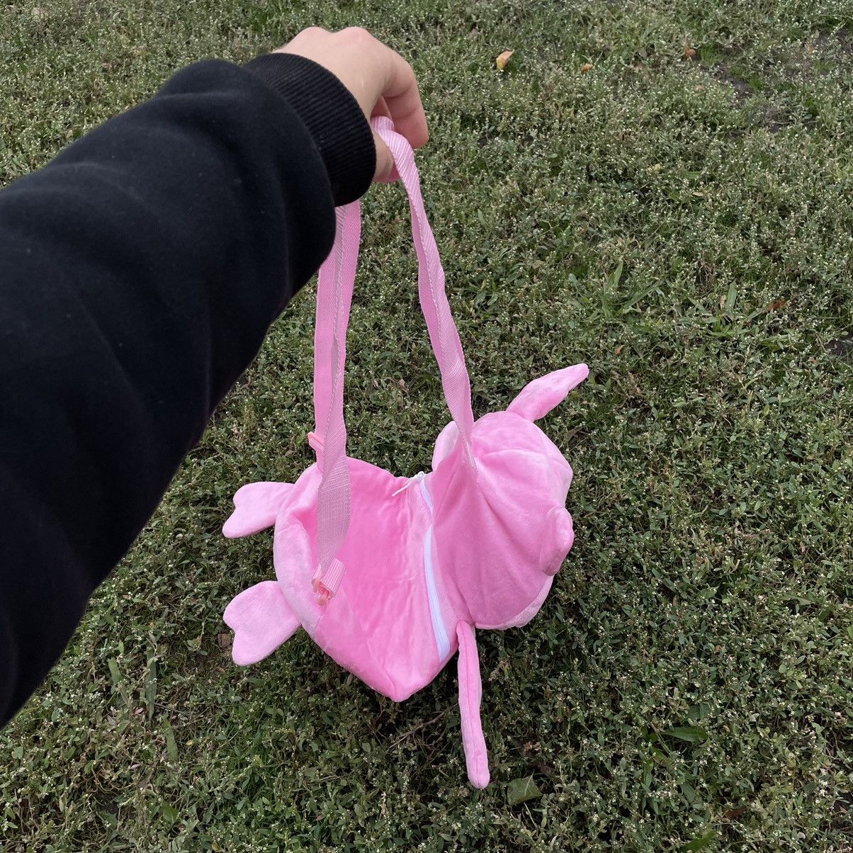 Vintage Vintage Y2K Piggy Graphic Tee Streetwear Kawaii Pink Slim OS Size ONE SIZE - 6 Thumbnail