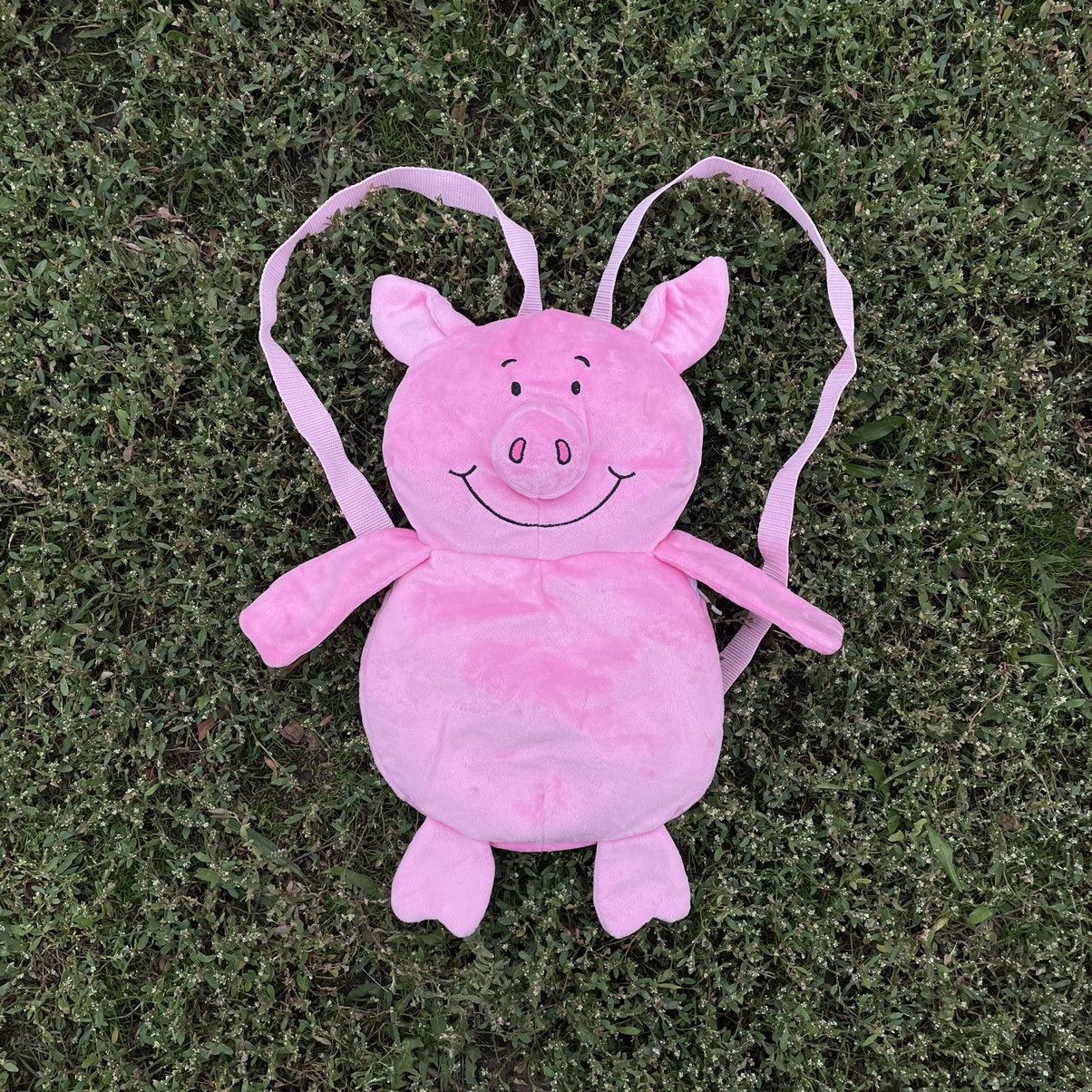 Vintage Vintage Y2K Piggy Graphic Tee Streetwear Kawaii Pink Slim OS Size ONE SIZE - 1 Thumbnail