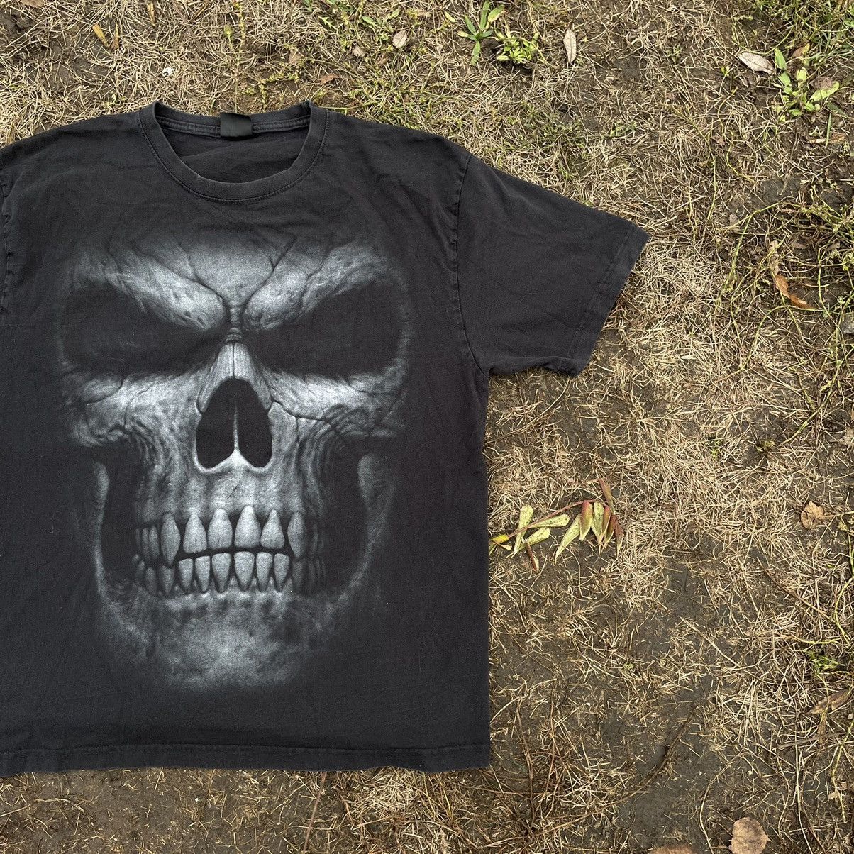 Band Tees Vintage Y2K Skull Dead Face Horror Terrible Band Vamp 90s Size US XL / EU 56 / 4 - 2 Thumbnail
