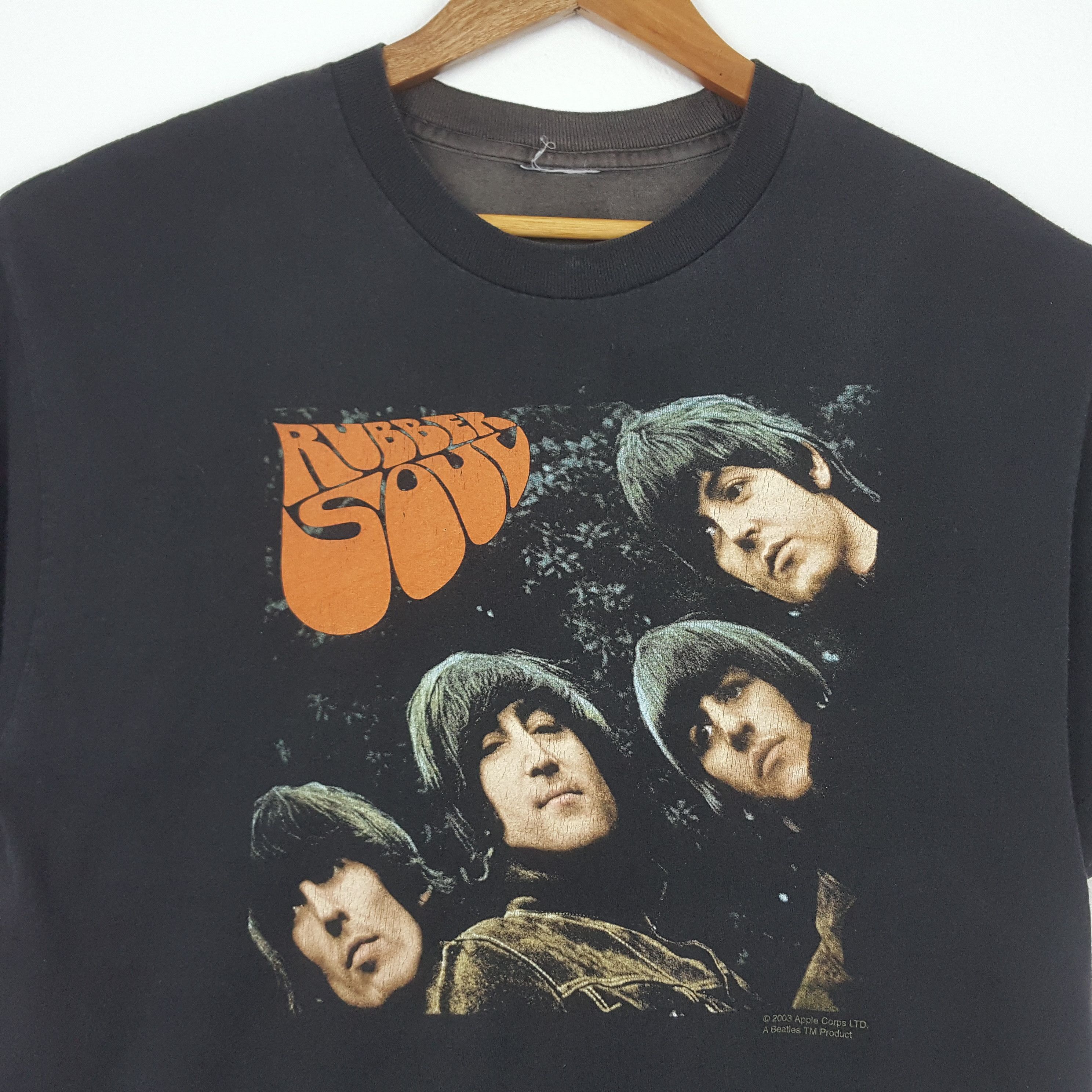 Band Tees × Vintage Vintage THE BEATLES English Rock Band Nice Design t-shirt Size US L / EU 52-54 / 3 - 5 Thumbnail