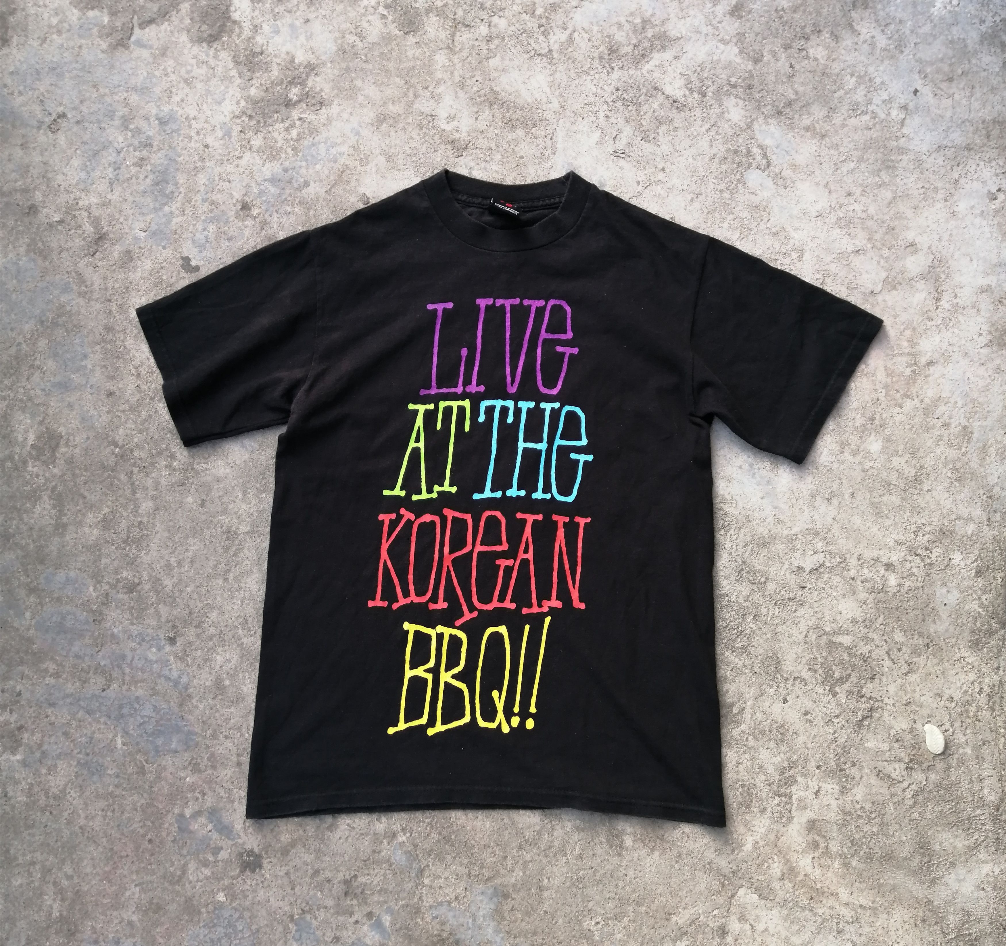 image of Stussy Exclusive Seoul Chapter Store Tee in Black, Men's (Size Small)