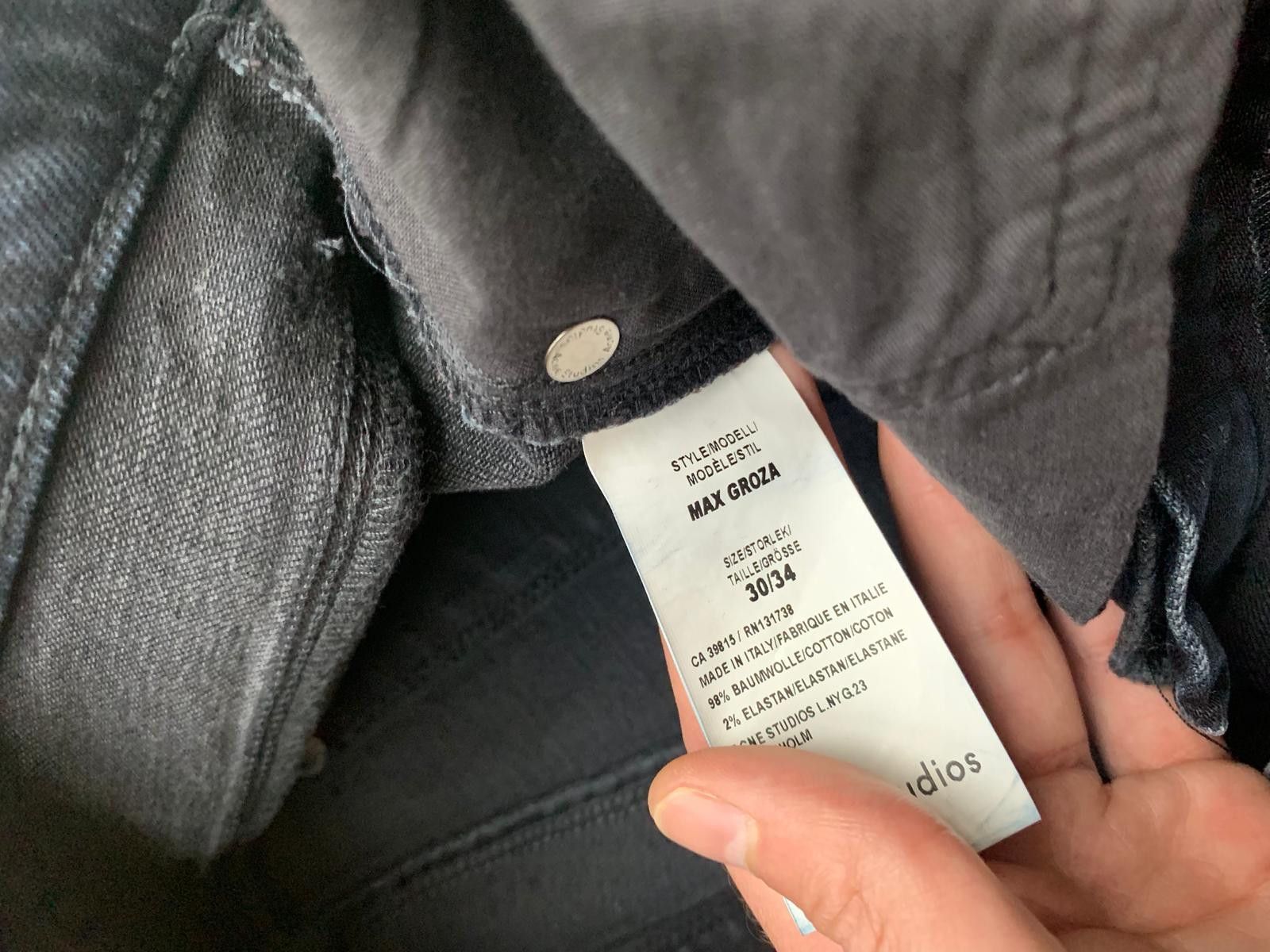 Acne Studios Max Groza Denim Size US 30 / EU 46 - 10 Thumbnail