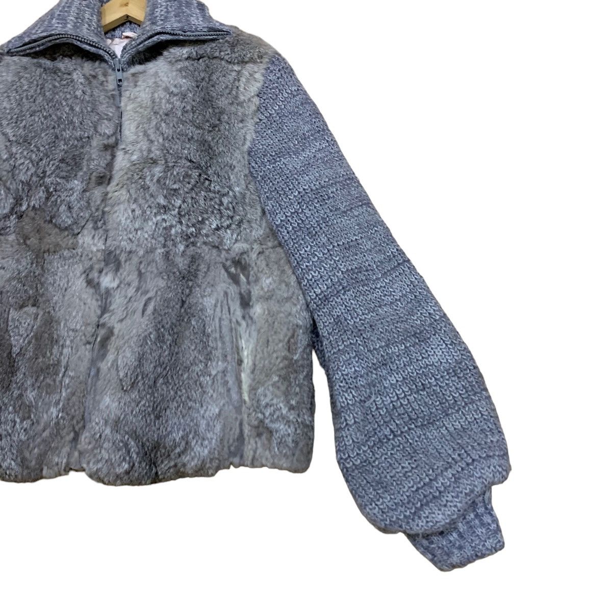 Beauty Beast Fur Origin France Women Knitted Fur Jacket Size M / US 6-8 / IT 42-44 - 5 Thumbnail