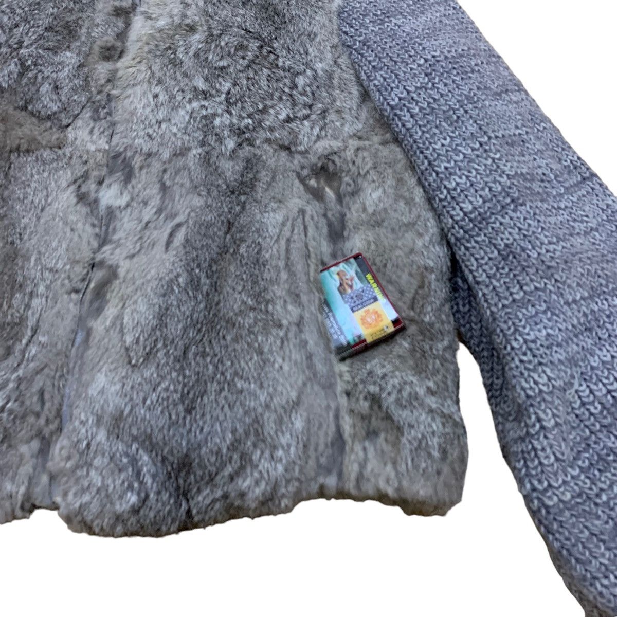 Beauty Beast Fur Origin France Women Knitted Fur Jacket Size M / US 6-8 / IT 42-44 - 6 Thumbnail