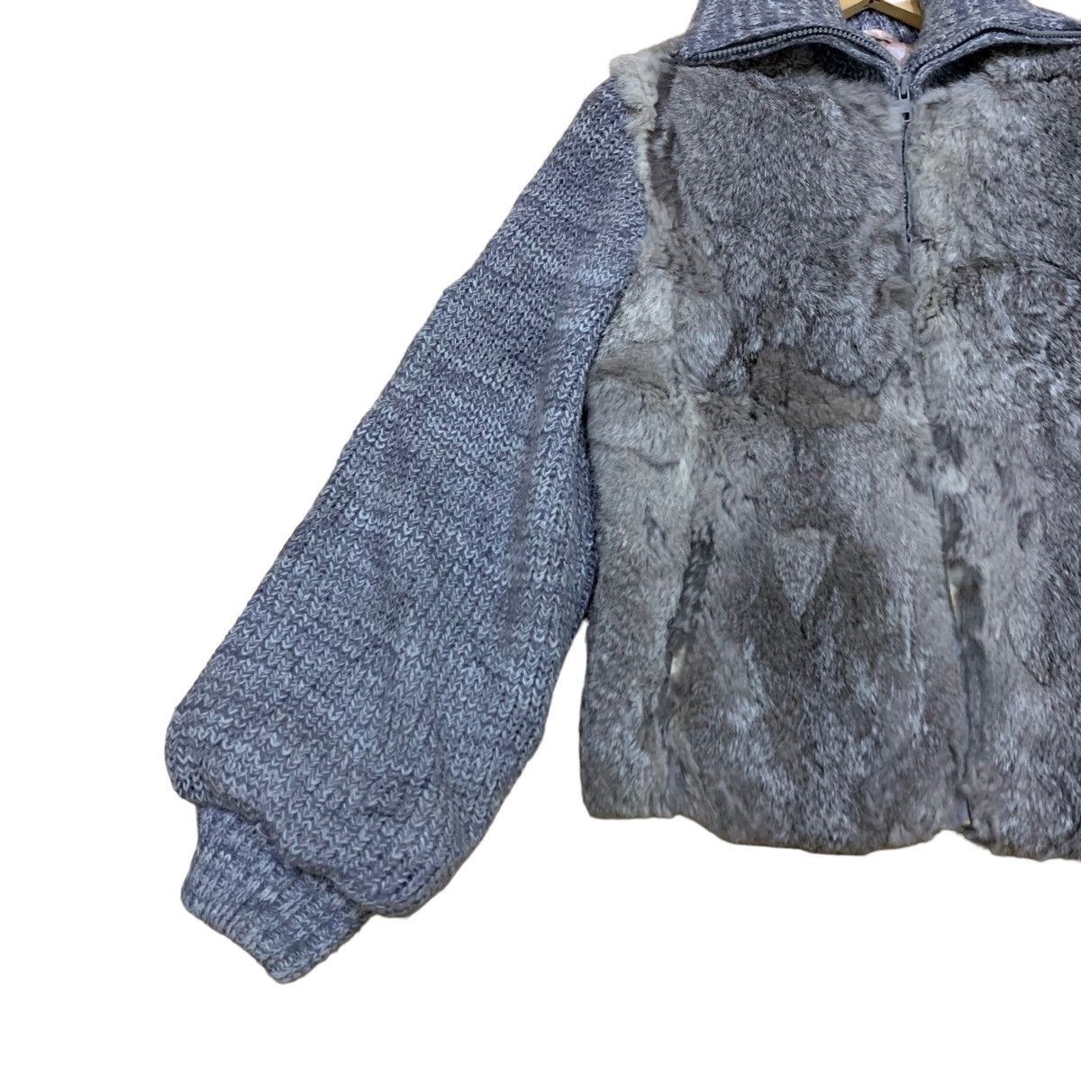 Beauty Beast Fur Origin France Women Knitted Fur Jacket Size M / US 6-8 / IT 42-44 - 4 Thumbnail