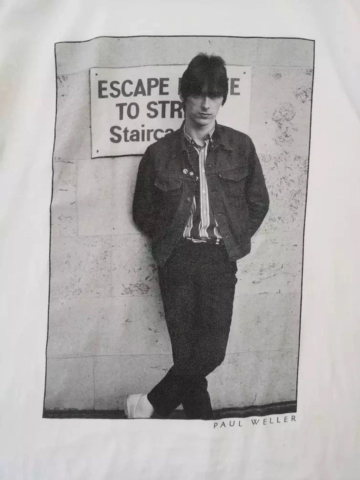 Band Tees Paul Weller Mods father The Jam bandtees Size US L / EU 52-54 / 3 - 4 Thumbnail