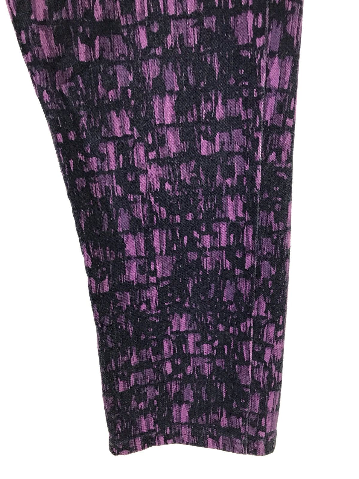 Levi's LEVIS Abstract Design Mid Rise Skinny Denim Jeans Size US 30 / EU 46 - 4 Thumbnail