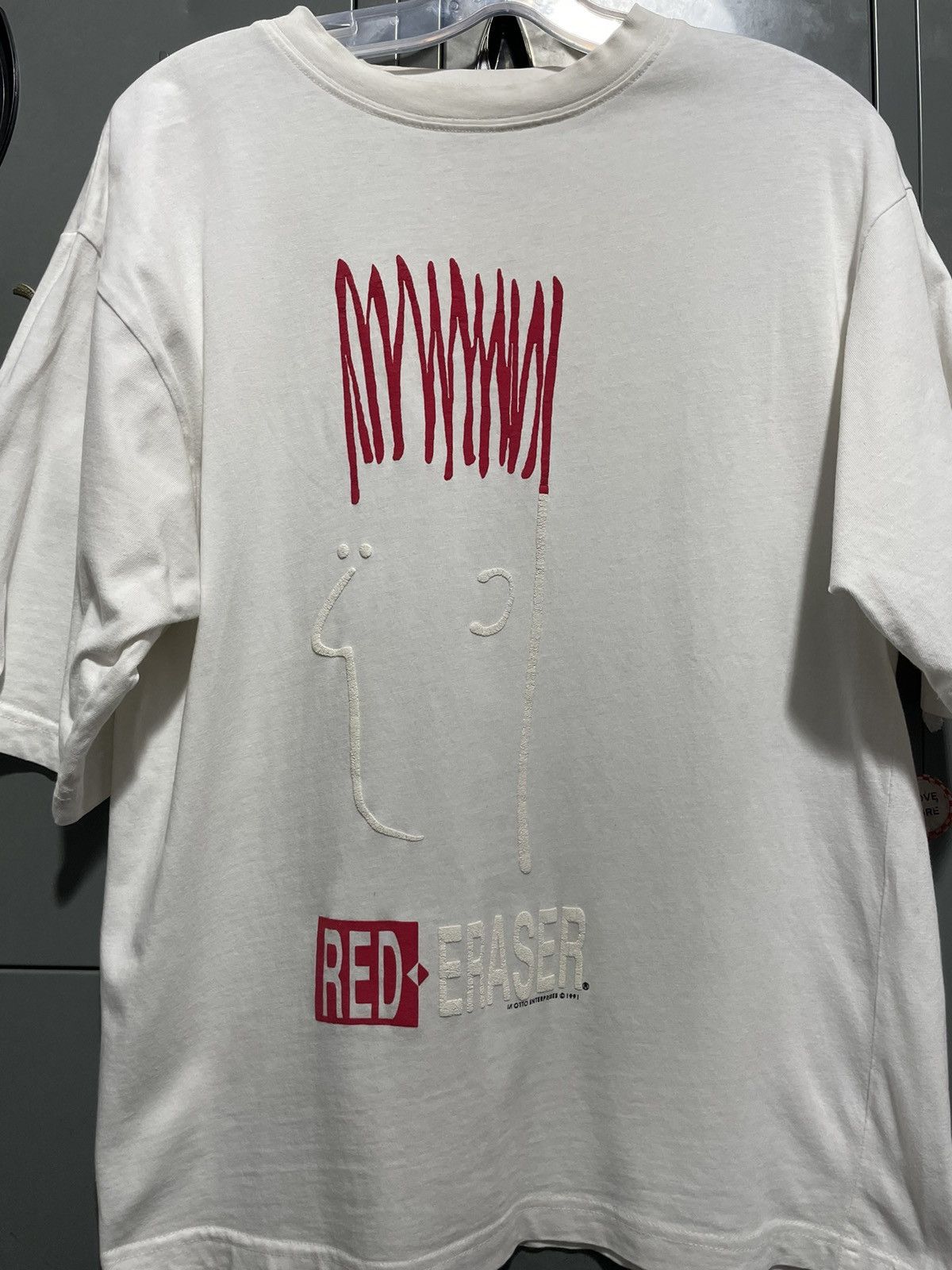 Vintage 90s Red Eraser Size US L / EU 52-54 / 3 - 2 Thumbnail