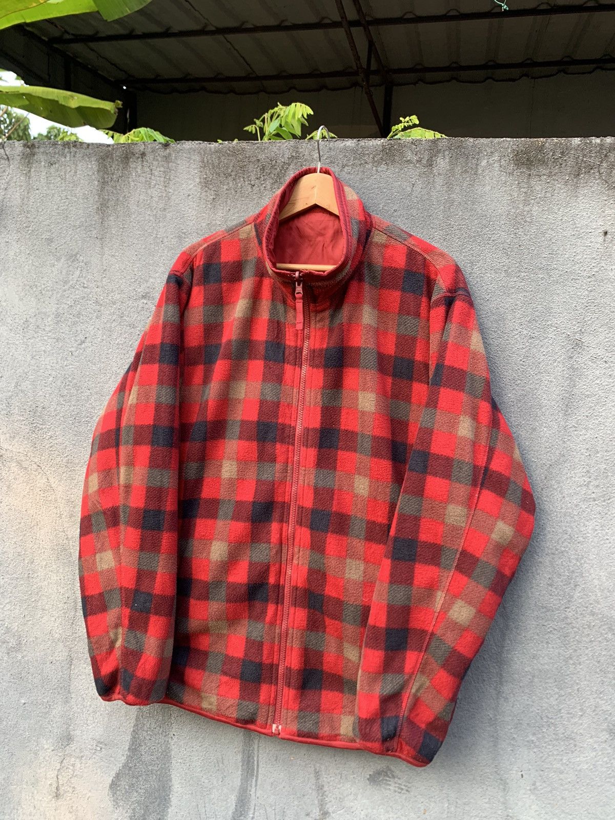 Uniqlo UNIQLO FLANNEL FLEECE REVERSIBLE JACKET Size US XL / EU 56 / 4 - 4 Thumbnail