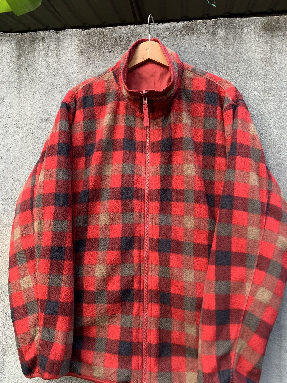 Uniqlo UNIQLO FLANNEL FLEECE REVERSIBLE JACKET Size US XL / EU 56 / 4 - 6 Thumbnail