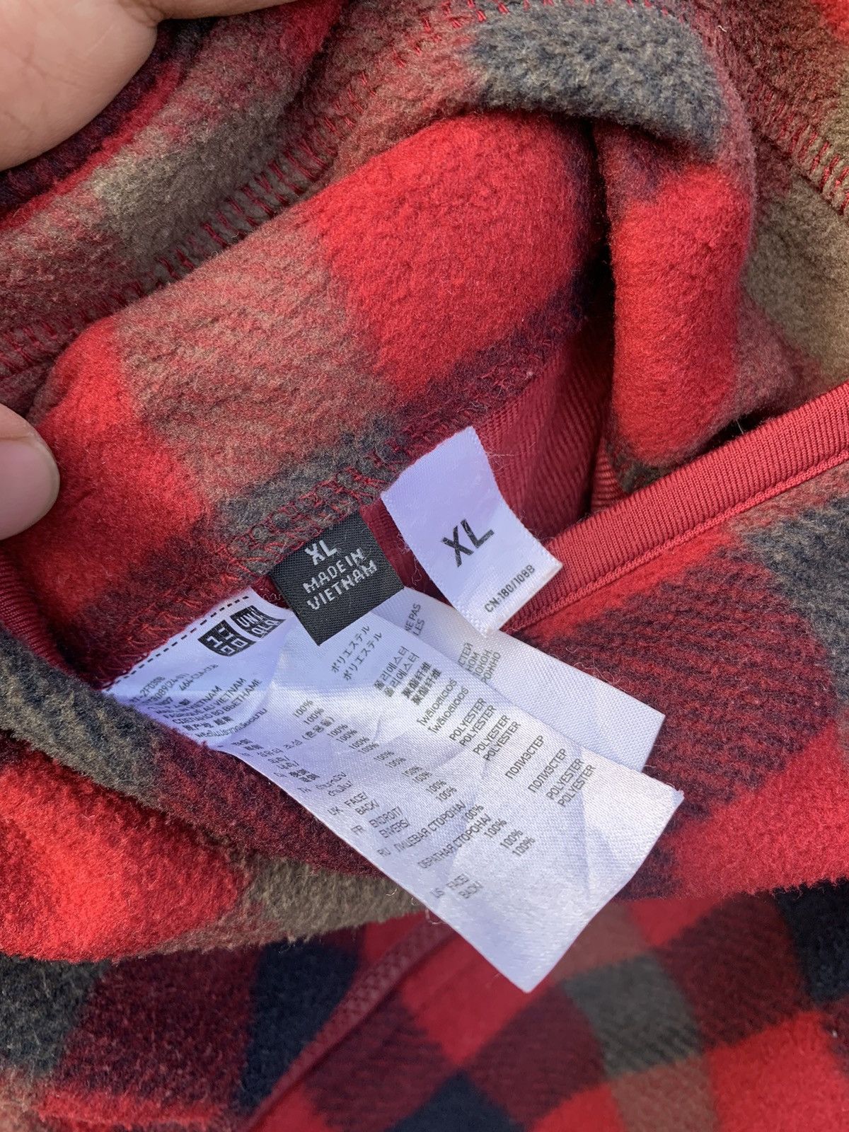 Uniqlo UNIQLO FLANNEL FLEECE REVERSIBLE JACKET Size US XL / EU 56 / 4 - 9 Thumbnail