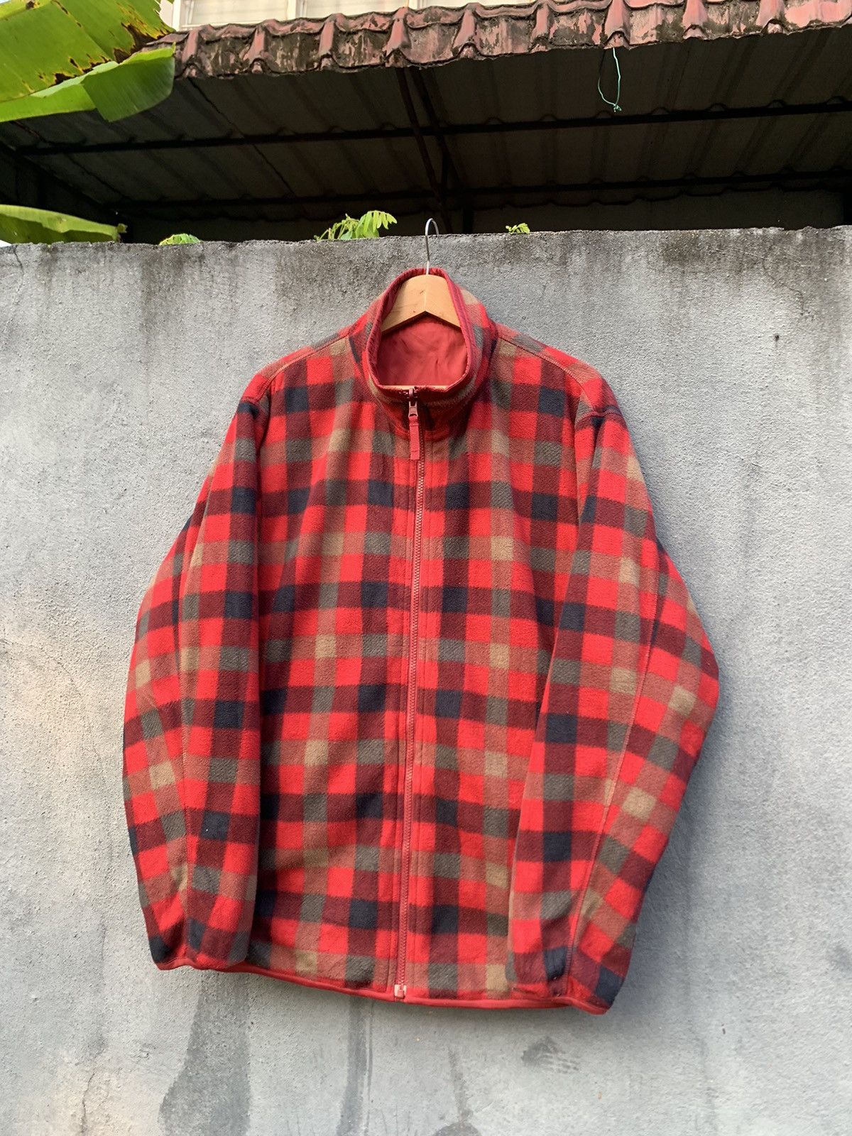 Uniqlo UNIQLO FLANNEL FLEECE REVERSIBLE JACKET Size US XL / EU 56 / 4 - 1 Thumbnail