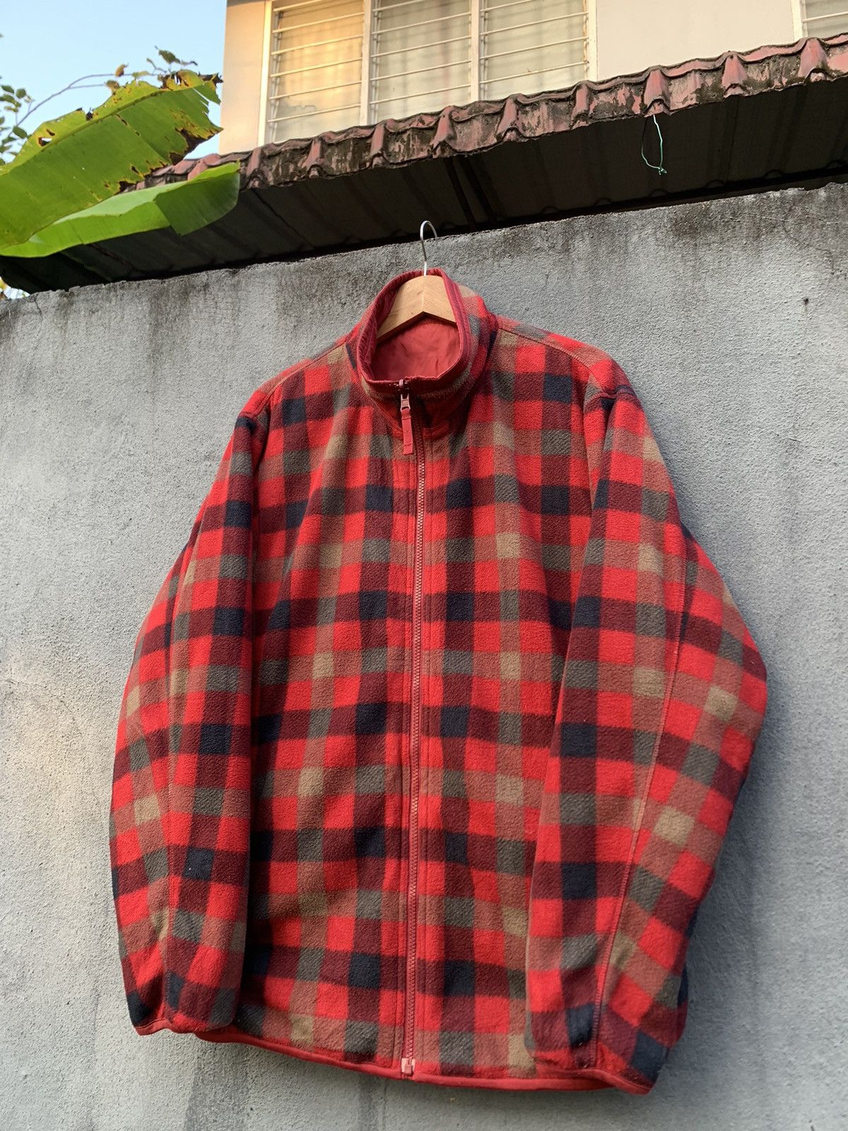 Uniqlo UNIQLO FLANNEL FLEECE REVERSIBLE JACKET Size US XL / EU 56 / 4 - 5 Thumbnail