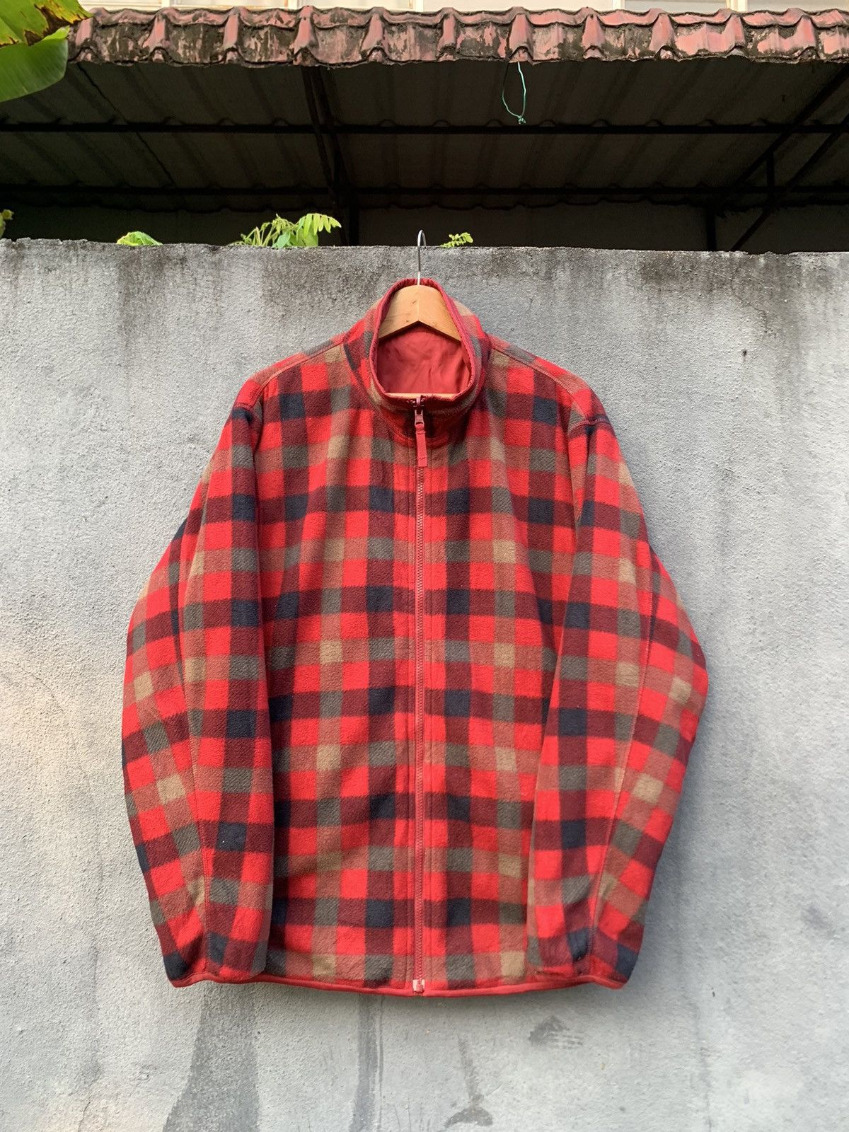 Uniqlo UNIQLO FLANNEL FLEECE REVERSIBLE JACKET Size US XL / EU 56 / 4 - 2 Thumbnail