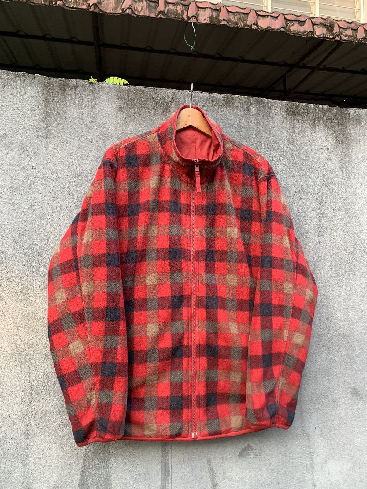 Uniqlo UNIQLO FLANNEL FLEECE REVERSIBLE JACKET Size US XL / EU 56 / 4 - 3 Thumbnail