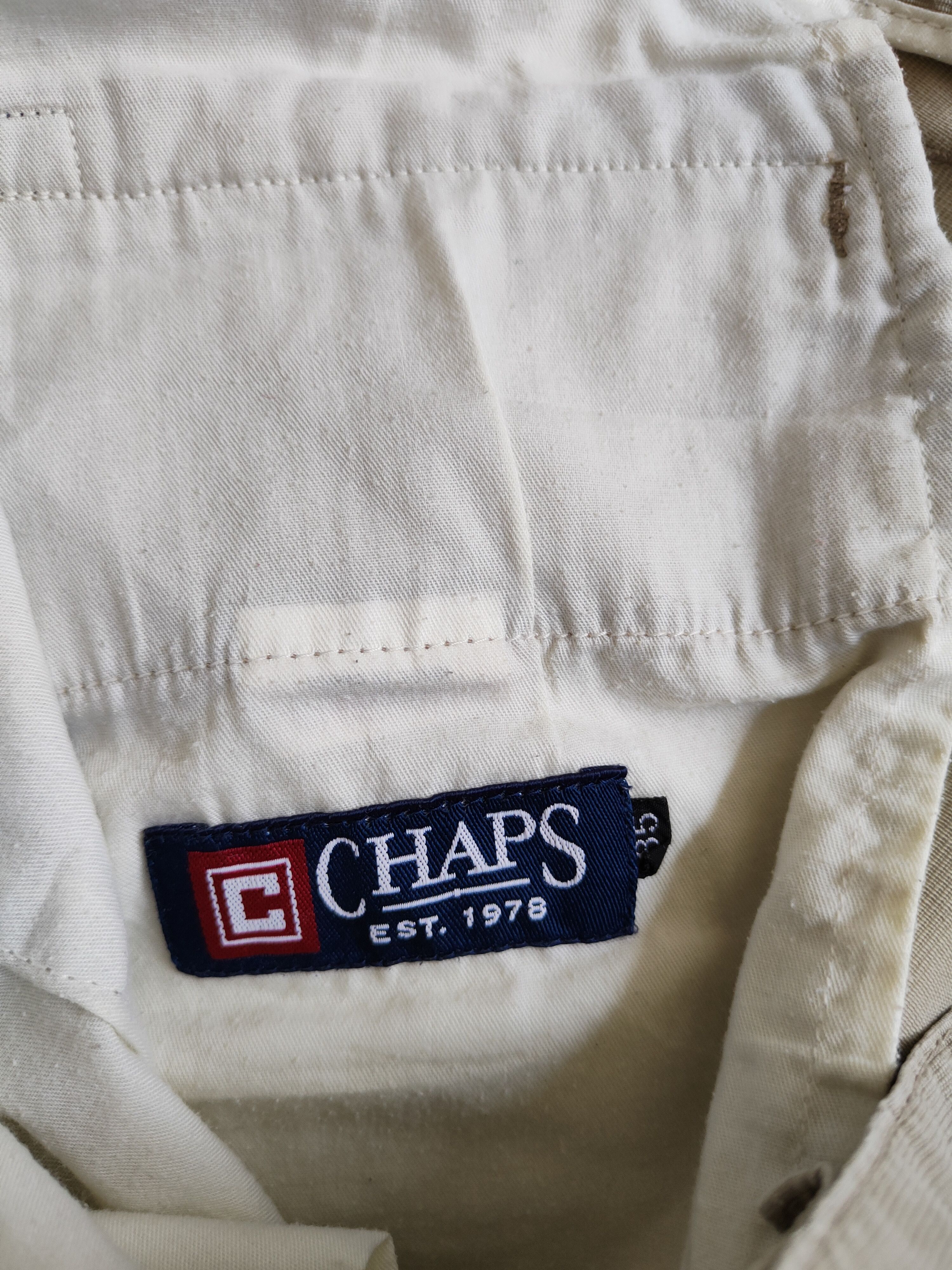 Chaps × Chaps Ralph Lauren × Japanese Brand Chaps Light Brown Multi Pocket Tactical Cargo Pants #S576 Size US 33 - 15 Thumbnail