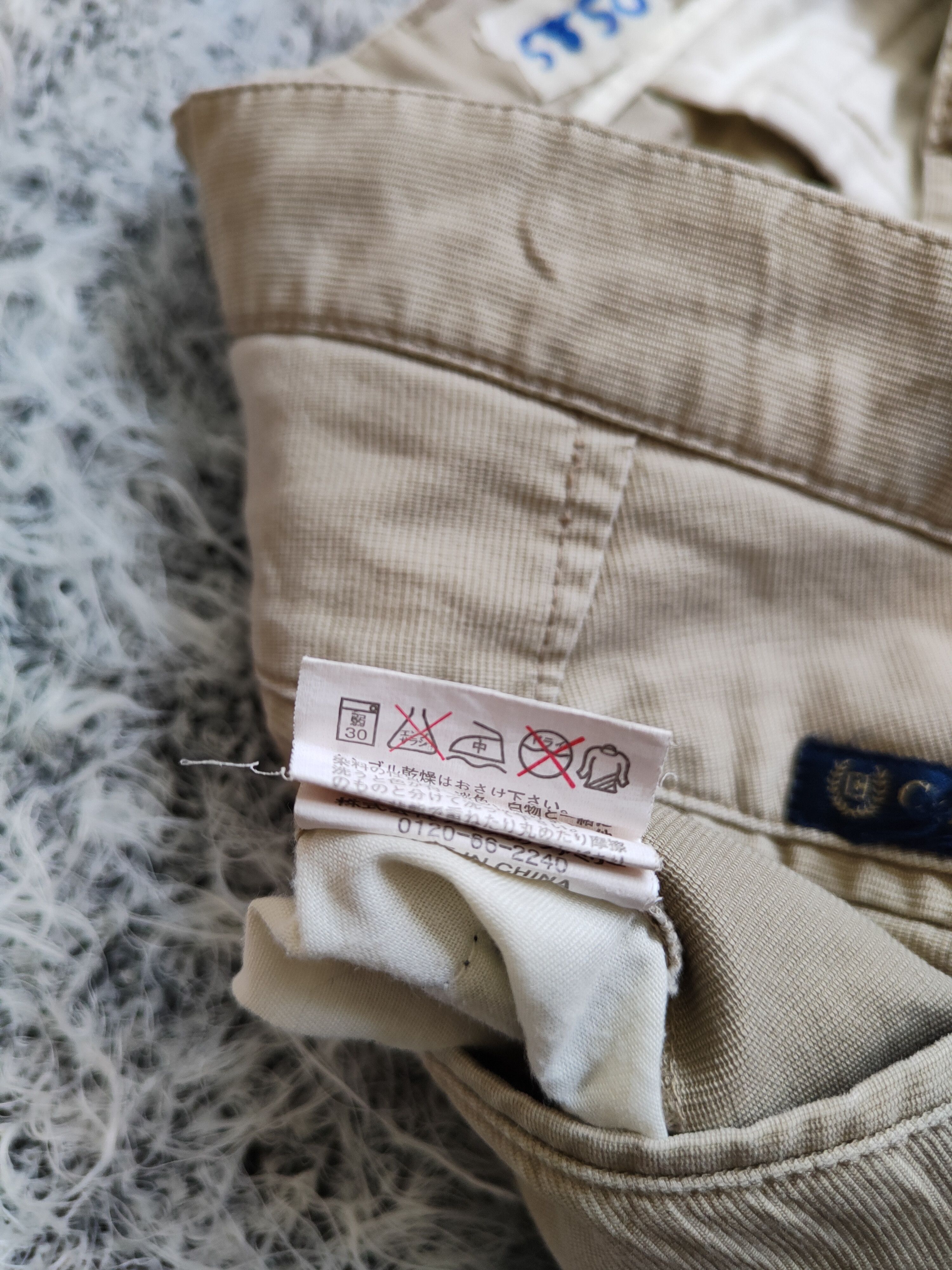 Chaps × Chaps Ralph Lauren × Japanese Brand Chaps Light Brown Multi Pocket Tactical Cargo Pants #S576 Size US 33 - 14 Thumbnail