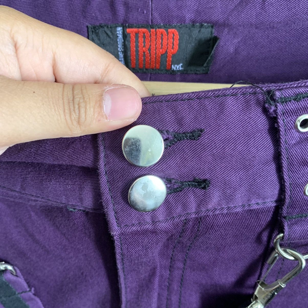Le Grande Bleu (L.G.B.) Tripp NYC Punk Pants Size US 31 - 8 Thumbnail