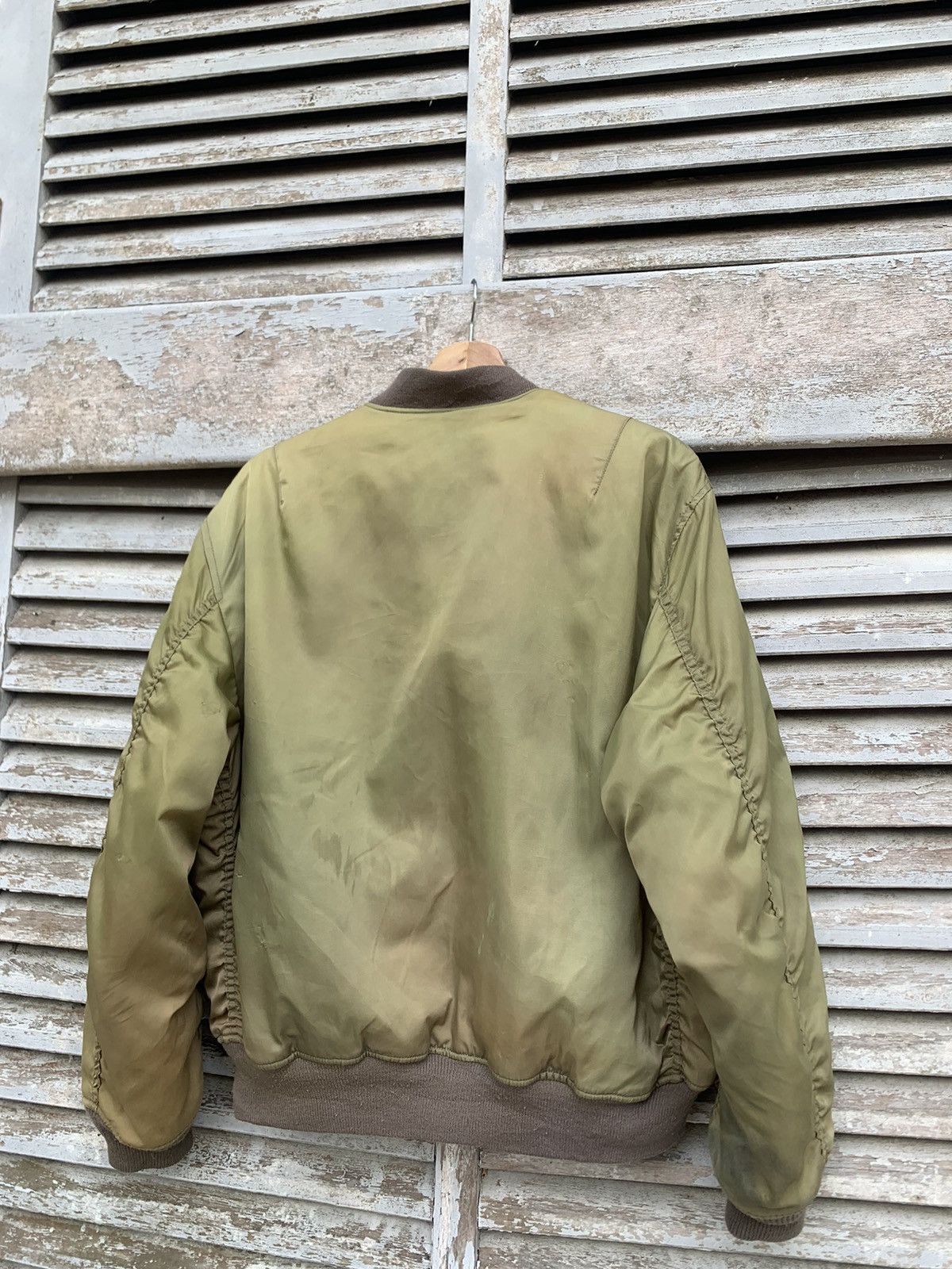 Vintage 🪖Vintage Faded MA-1 Man Intermediate Bomber Jacket Size US M / EU 48-50 / 2 - 10 Thumbnail