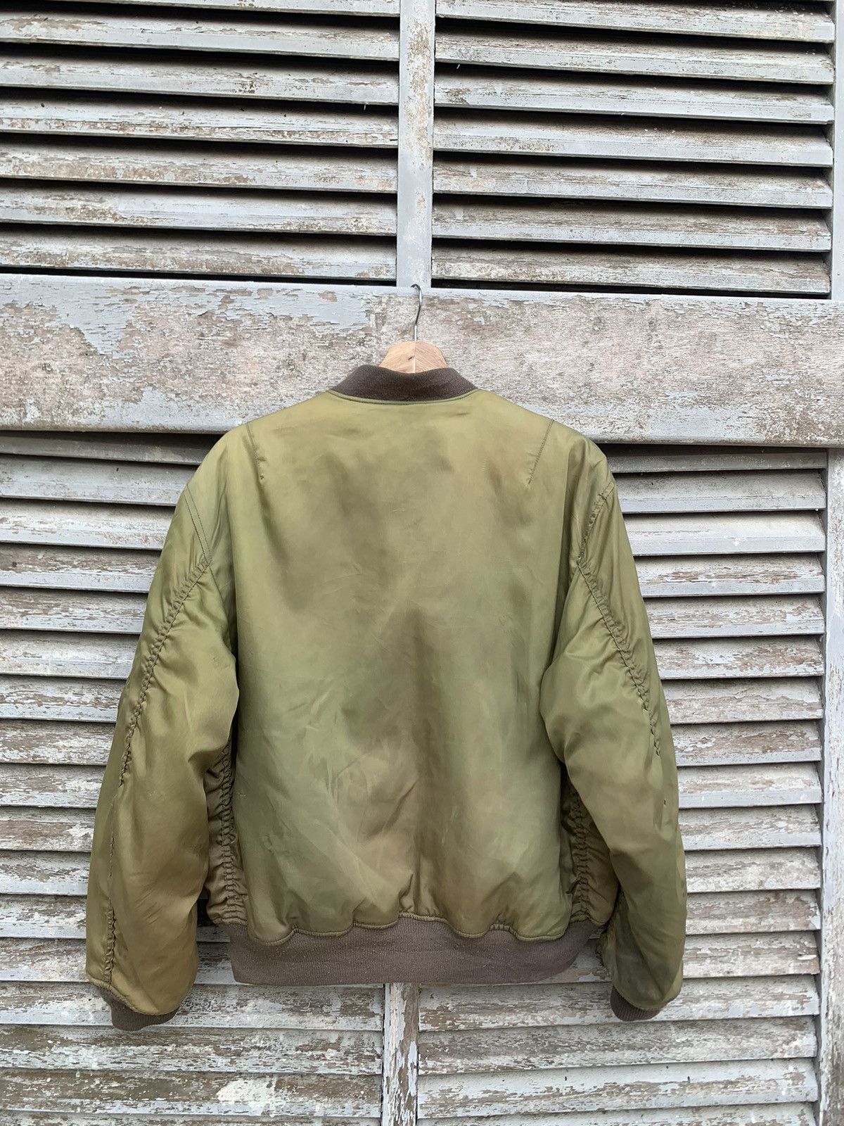 Vintage 🪖Vintage Faded MA-1 Man Intermediate Bomber Jacket Size US M / EU 48-50 / 2 - 11 Thumbnail