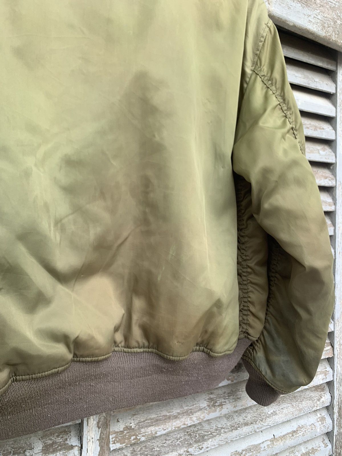 Vintage 🪖Vintage Faded MA-1 Man Intermediate Bomber Jacket Size US M / EU 48-50 / 2 - 12 Thumbnail