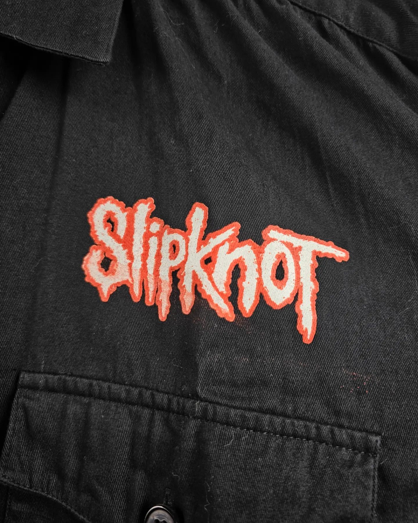 Band Tees × Slipknot × Vintage 90s Slipknot Blue Grape Vintage Shirt Size US XL / EU 56 / 4 - 4 Thumbnail