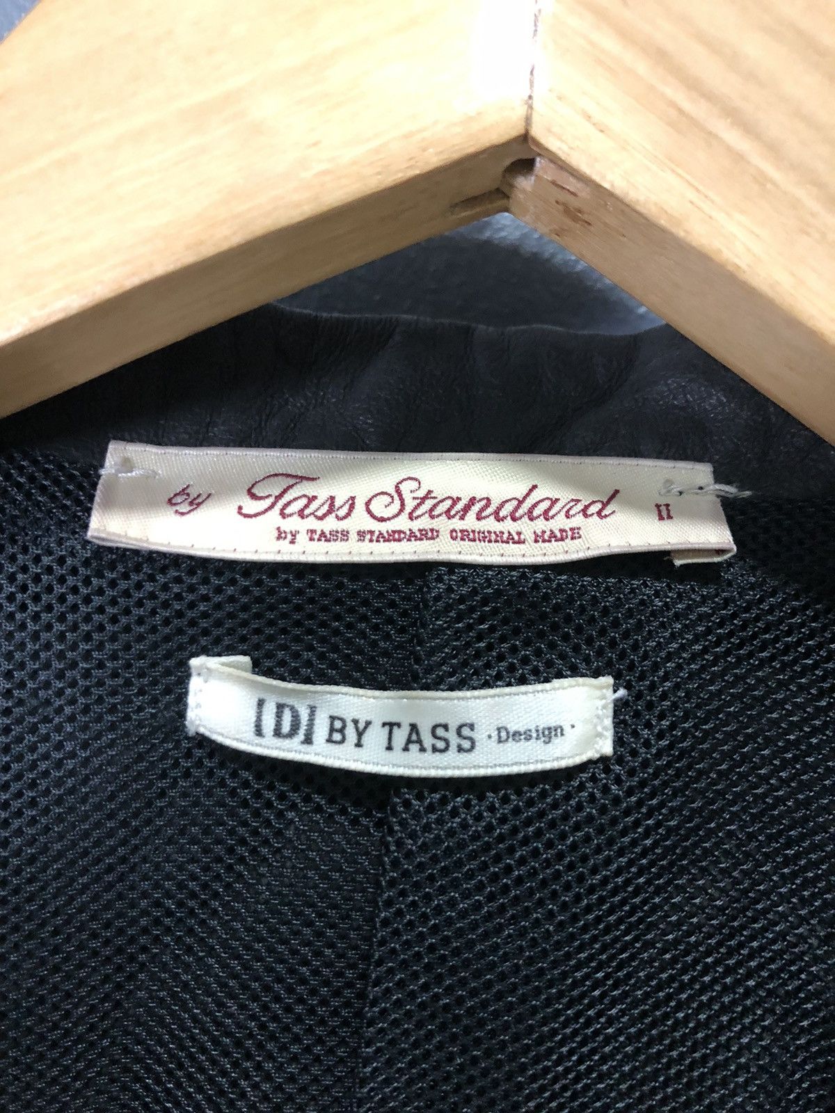 Japanese Brand × Vintage [D] BY TASS DESIGN LEATHER PUNK BIKER SHORT SLEVE NET JACKET Size US S / EU 44-46 / 1 - 6 Thumbnail