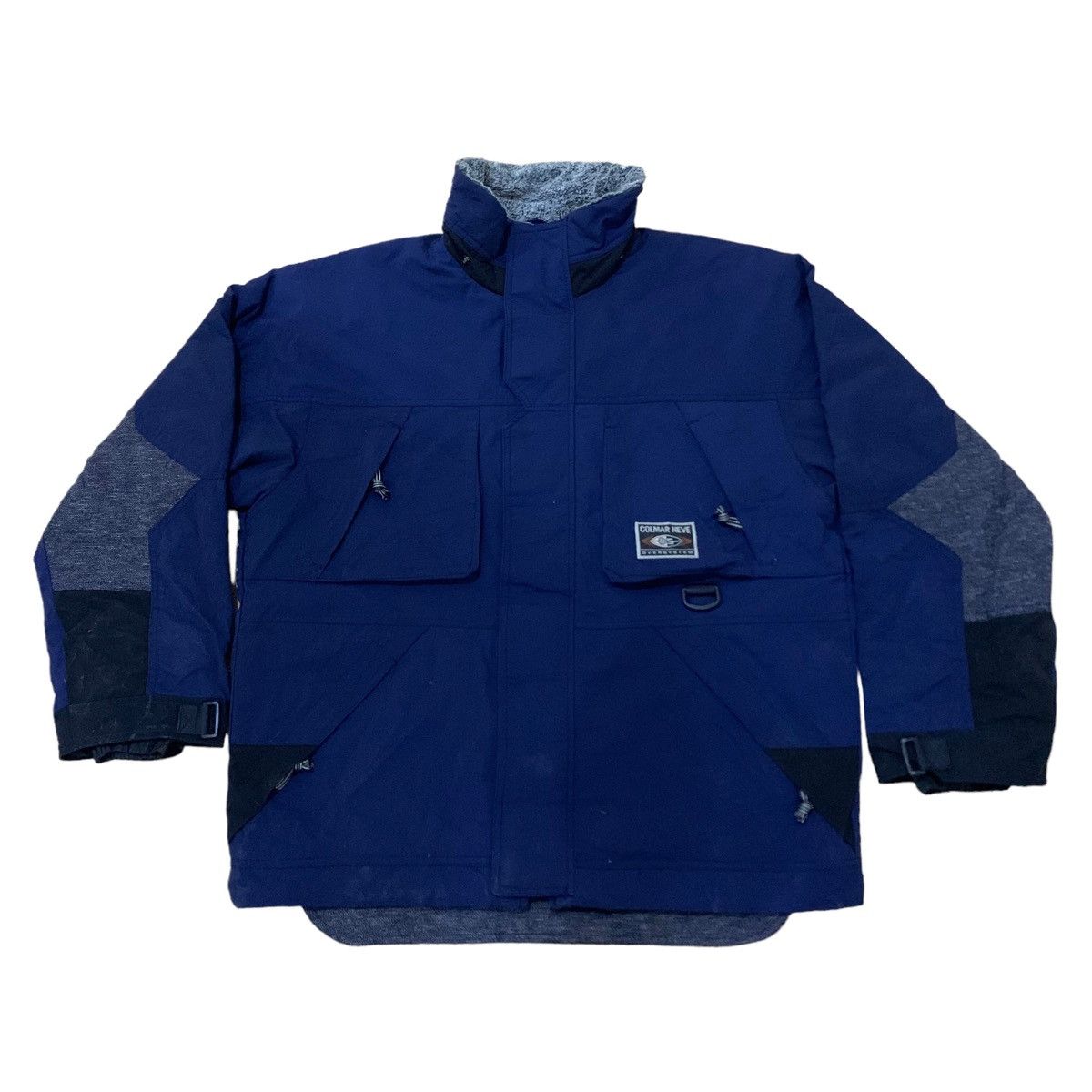image of Vintage Colmar Nerve Multipocket Ski Jacket in Blue, Men's (Size Large)