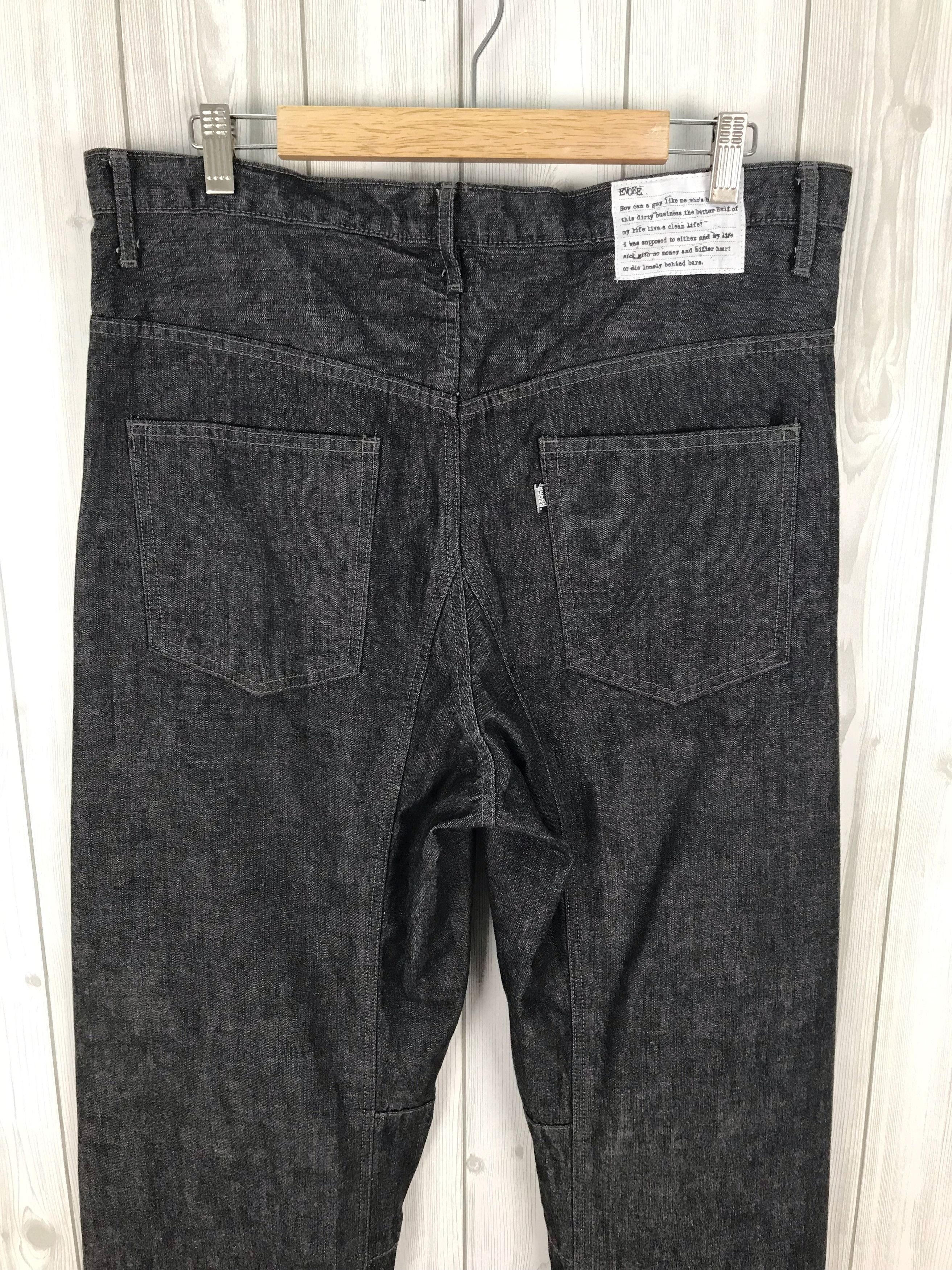 Artful Dodger Jnco Style Wide Leg EVOKE Baggy Denim Jeans Size US 35 - 10 Thumbnail