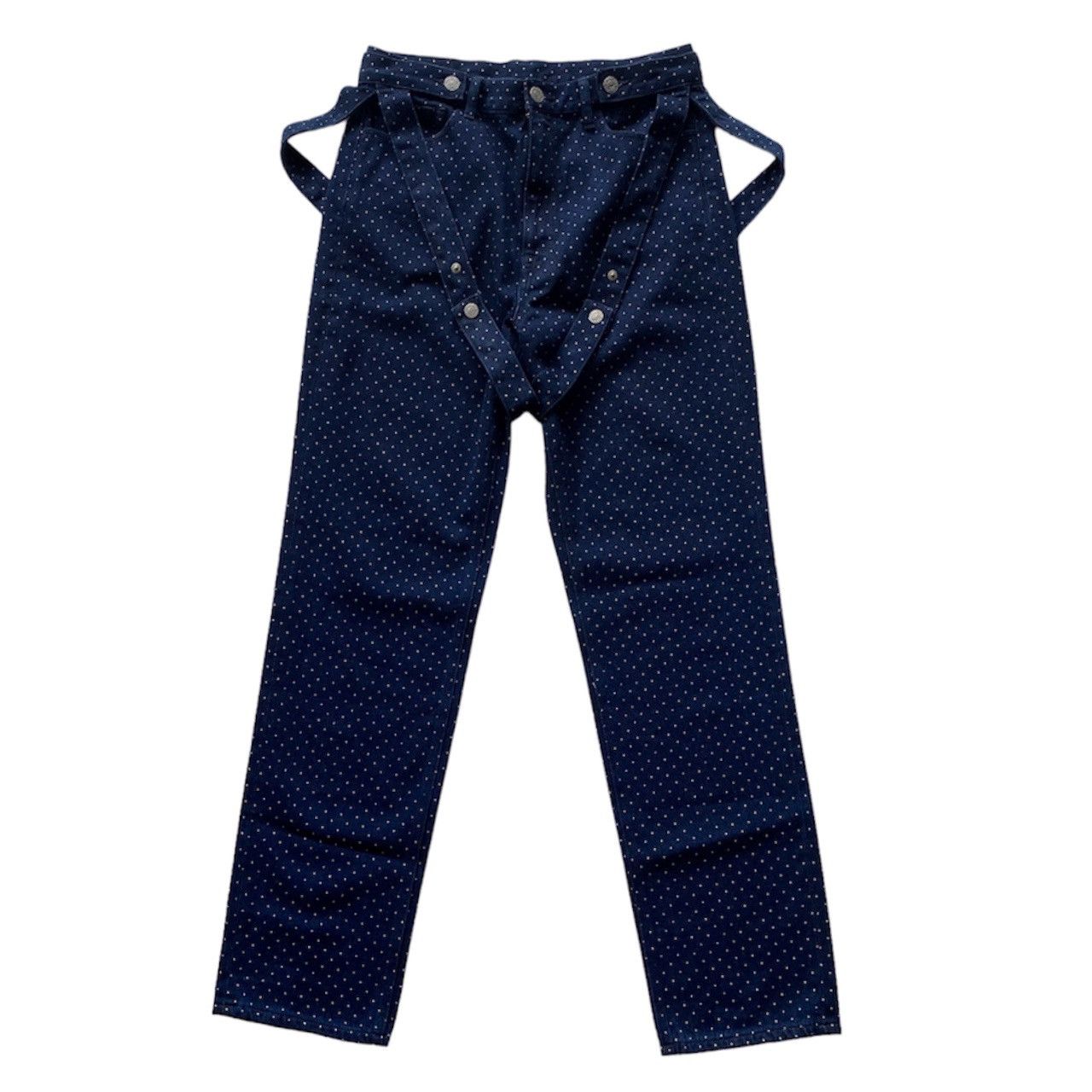 Kim Jones X GU AW18 PolkaDot Bondage Jeans