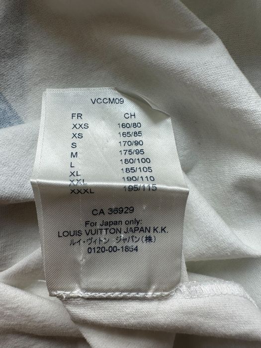 Louis Vuitton White Barcode Logo T-Shirt – Savonches