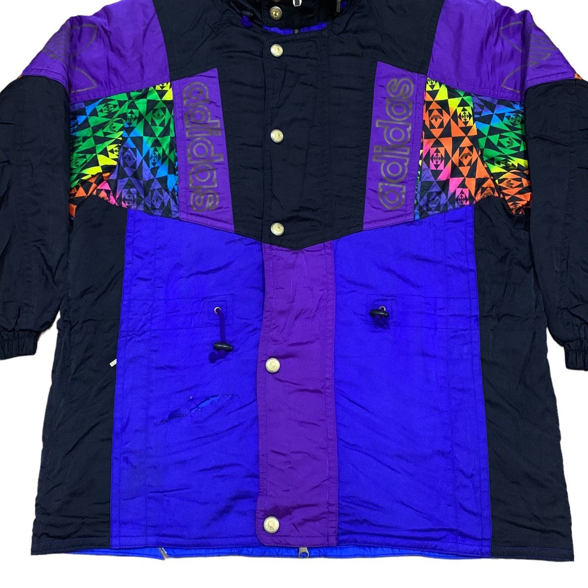 Adidas × Goretex Vintage Adidas x Descente Big Logo Ski Winter Jacket Size US L / EU 52-54 / 3 - 3 Thumbnail