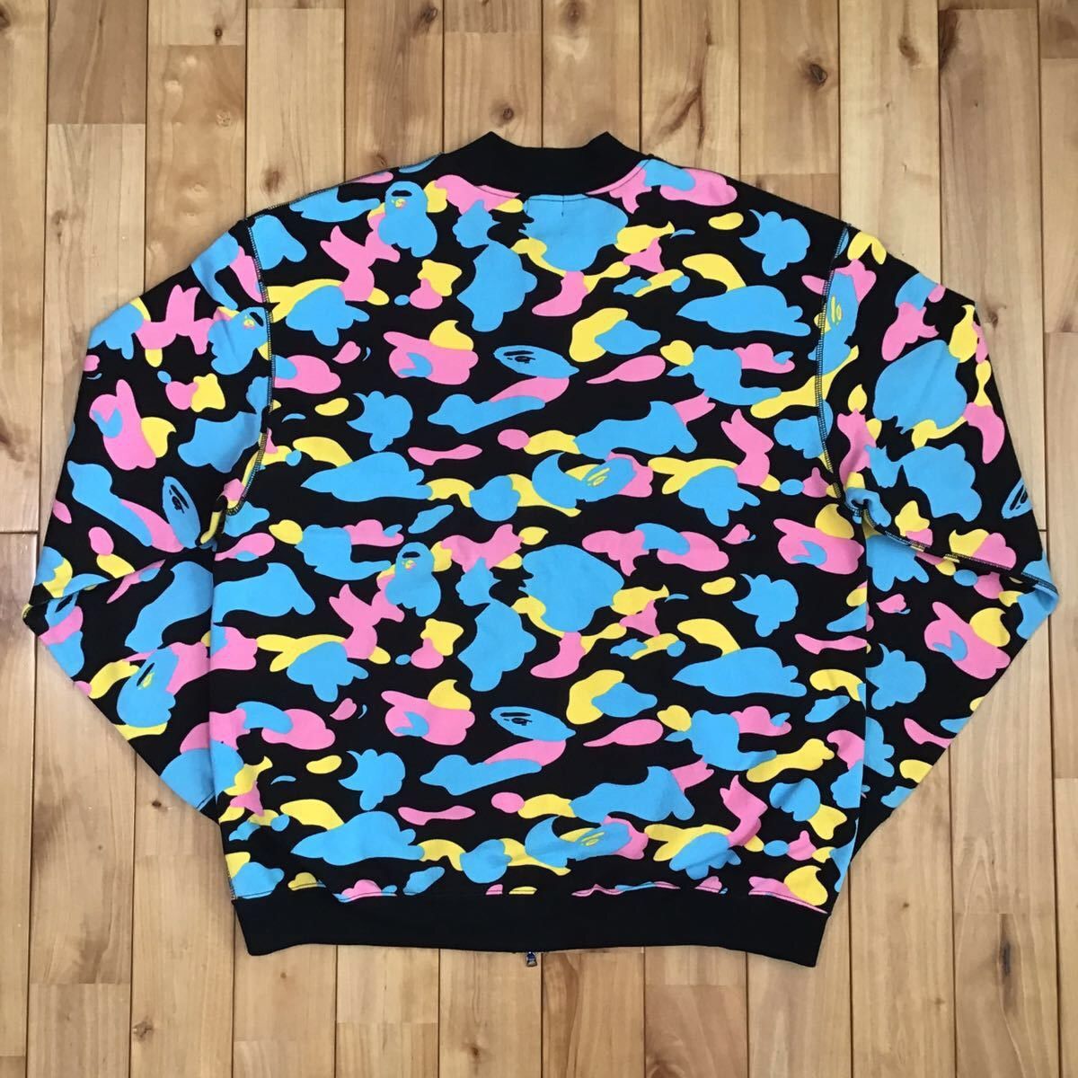 Bape × Nigo BAPE Cotton candy camo Sweat jacket multi camo ape NIGO Size US L / EU 52-54 / 3 - 4 Thumbnail