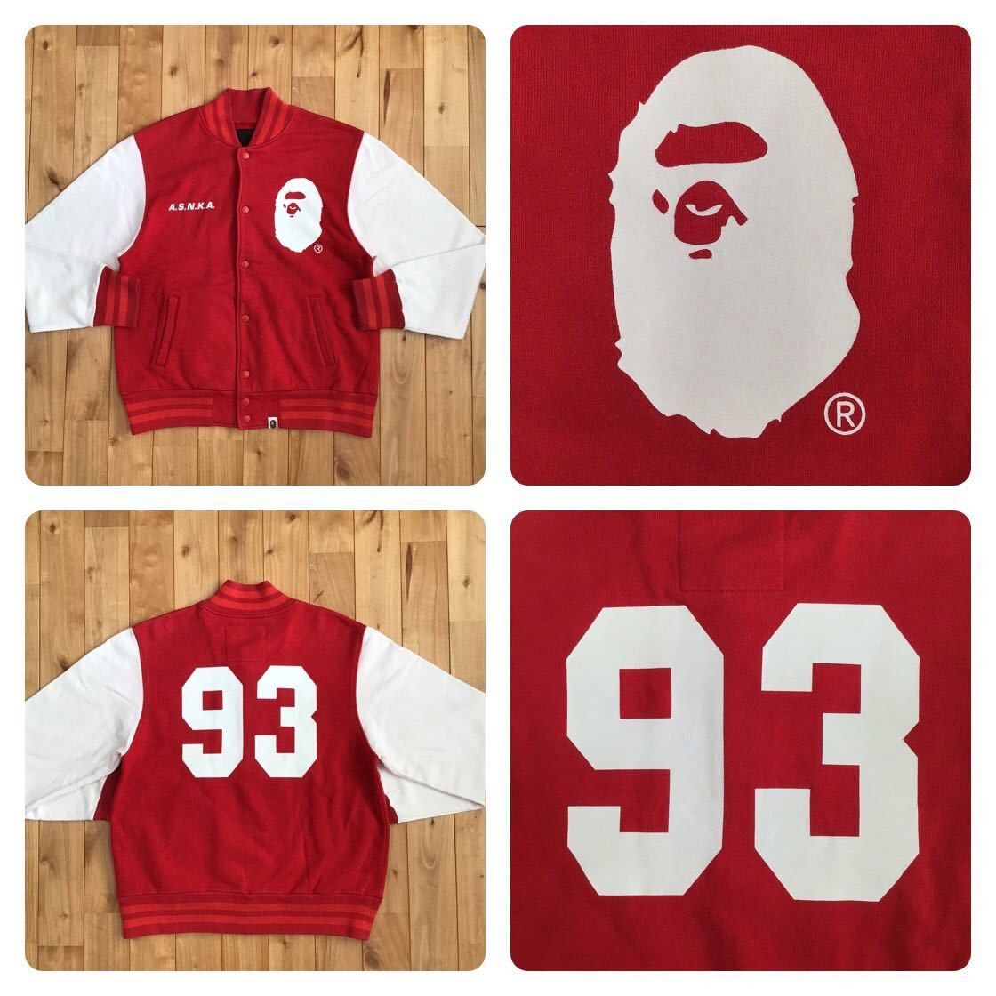 Bape × Nigo APE HEAD Sweat varsity jacket BAPE a bathing ape NIGO Size US S / EU 44-46 / 1 - 1 Thumbnail