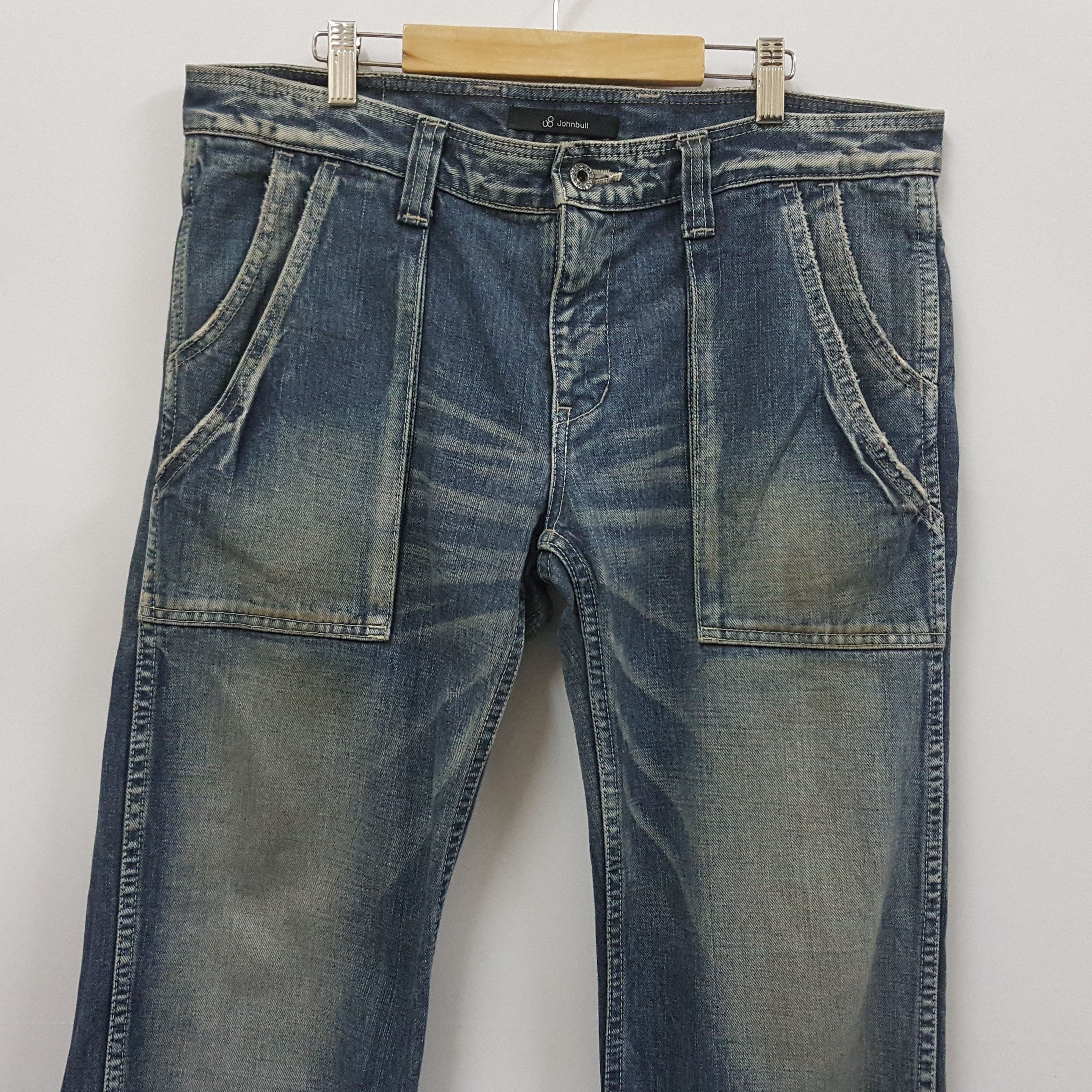Japanese Brand × Johnbull × Vintage Vintage Japanese brand John Bull nice design denim jeans Size US 36 / EU 52 - 8 Thumbnail