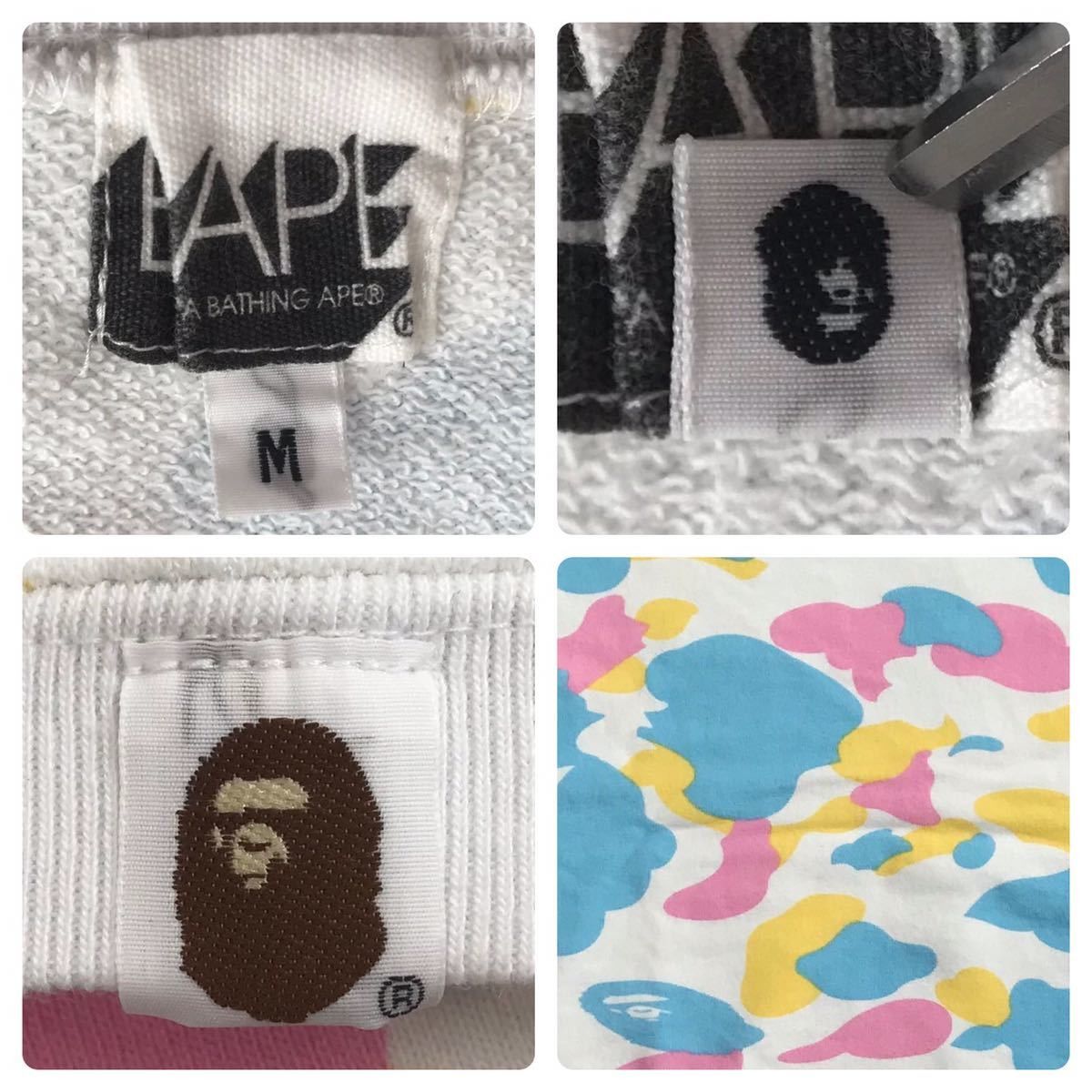 Bape BAPE New Multi camo sweat shirt cotton candy camo ape NIGO Size US M / EU 48-50 / 2 - 4 Thumbnail