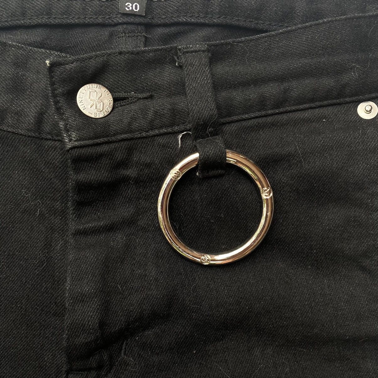 99%IS- × Seditionaries 99%IS Bajowoo “Sid Vicious “ Black Jeans Size US 30 / EU 46 - 3 Thumbnail