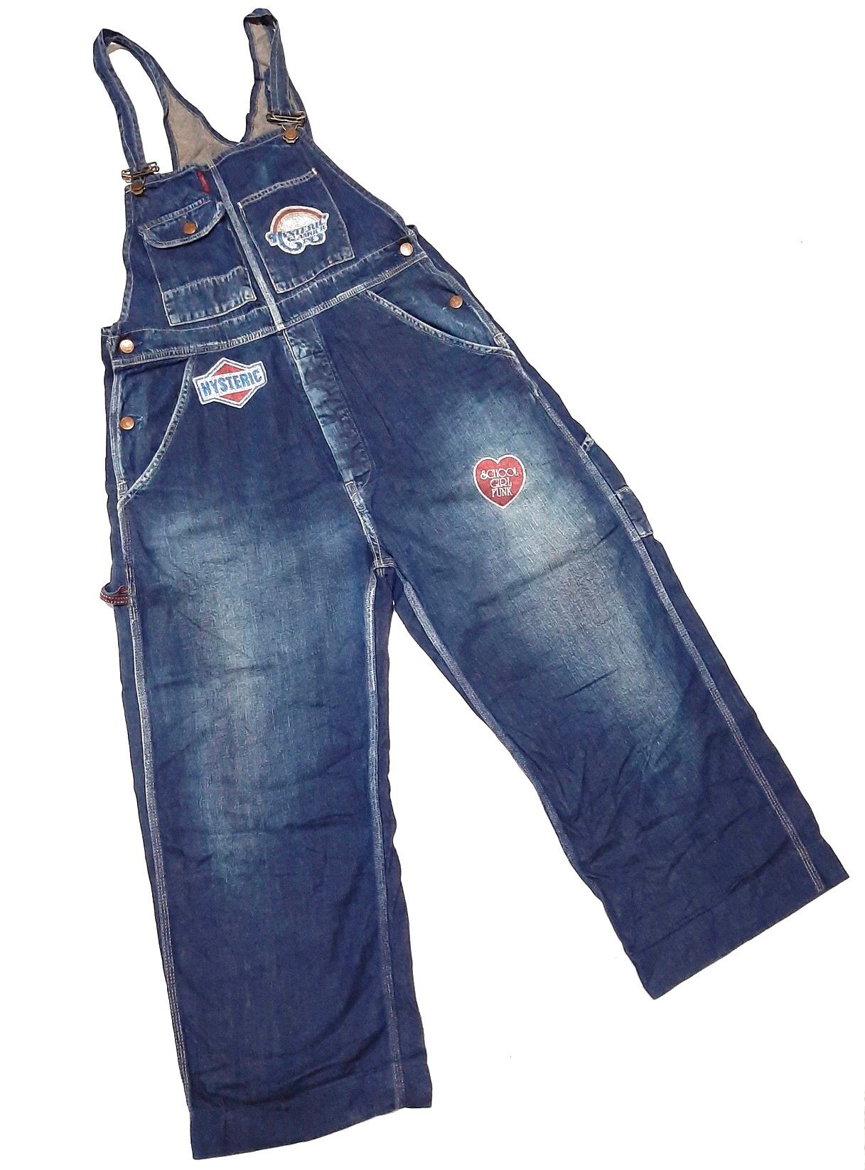 Pre-owned Hysteric Glamour X Vintage Overal Hysteric Glamour Denim Made In Japan In Blue