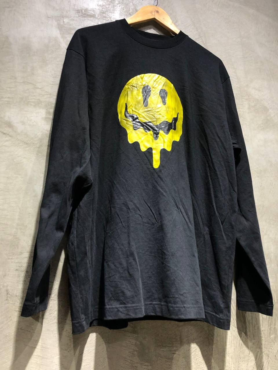 Balenciaga Balenciaga Smiley Logo Face Sweatshirt Size US XL / EU 56 / 4 - 2 Thumbnail