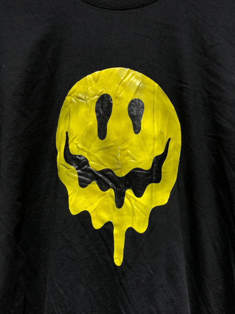Balenciaga Balenciaga Smiley Logo Face Sweatshirt Size US XL / EU 56 / 4 - 4 Thumbnail