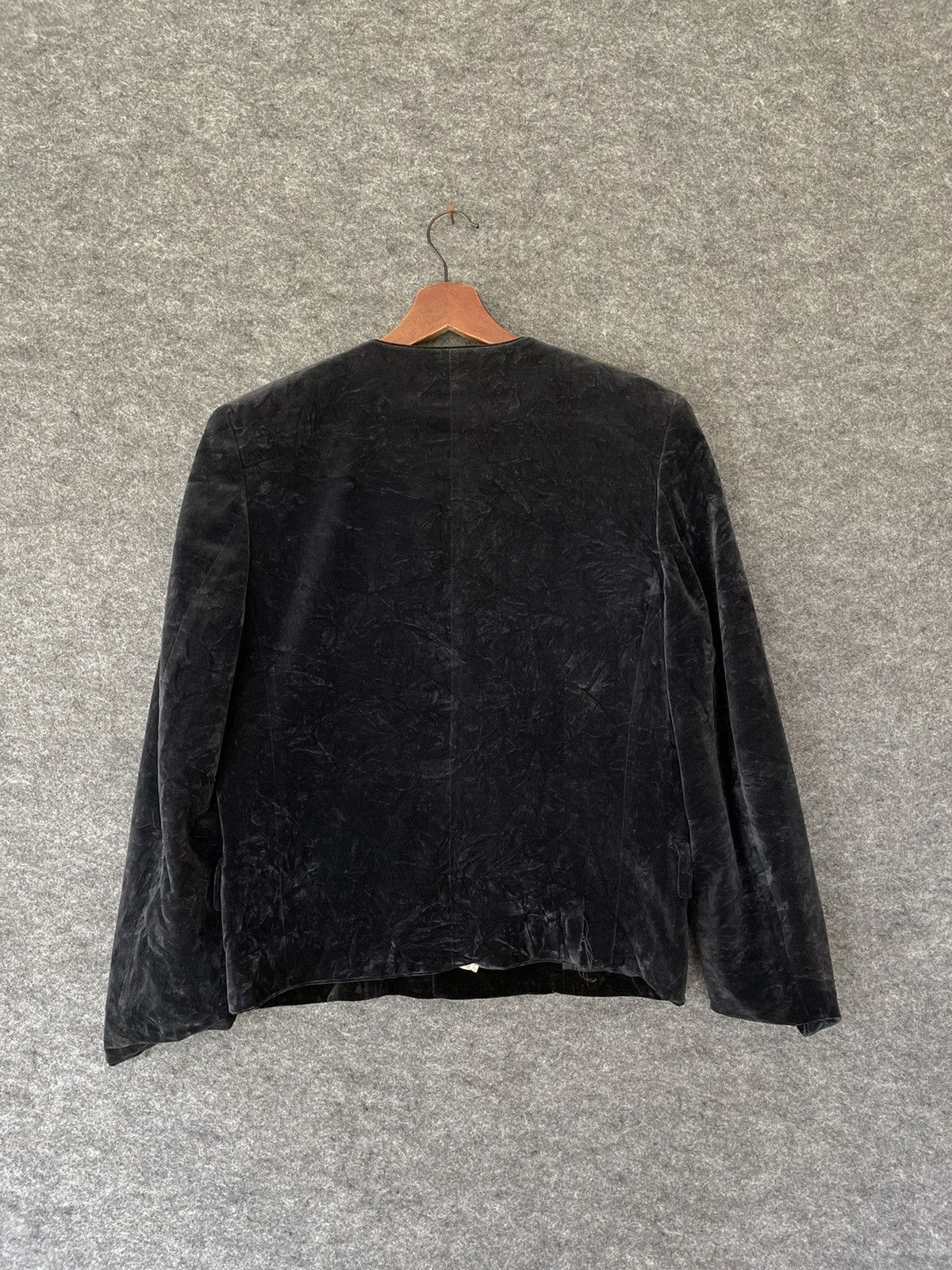 Comme des Garcons COMME DES GARÇONS TRICOT VELVET JACKET Size ONE SIZE - 3 Thumbnail