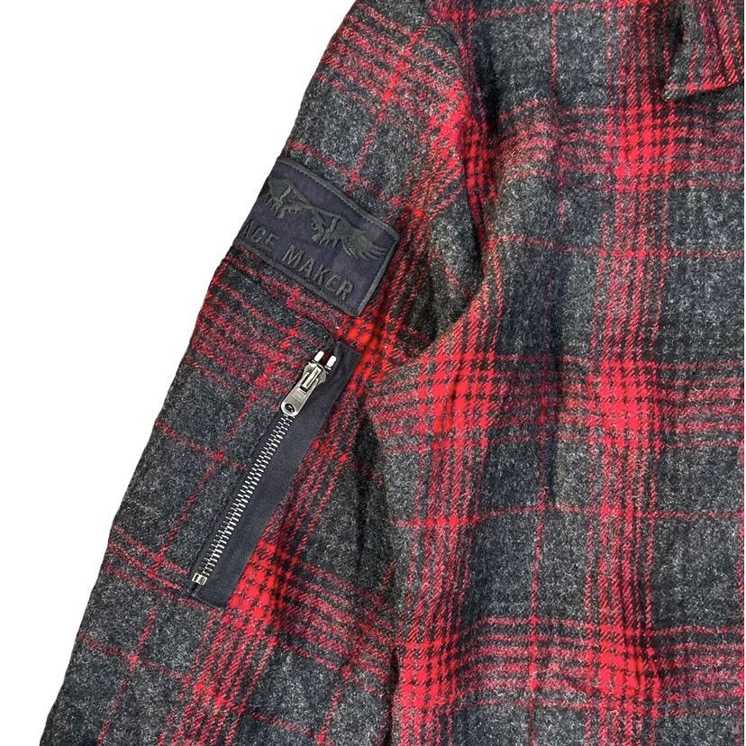 Mastermind Japan Roarguns Peace Maker swarovski rhinestone Wool Shirt Jacket Size US S / EU 44-46 / 1 - 5 Thumbnail