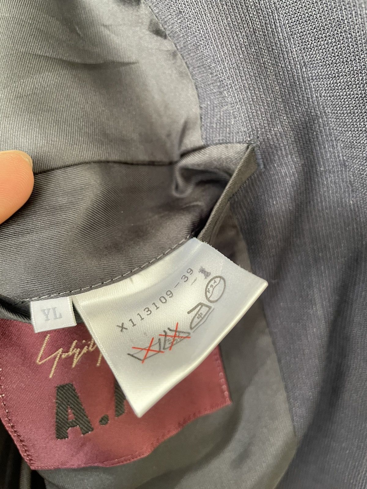 Yohji Yamamoto AAR BY YOHJI YAMAMOTO JACKET BLAZER Size US L / EU 52-54 / 3 - 7 Thumbnail