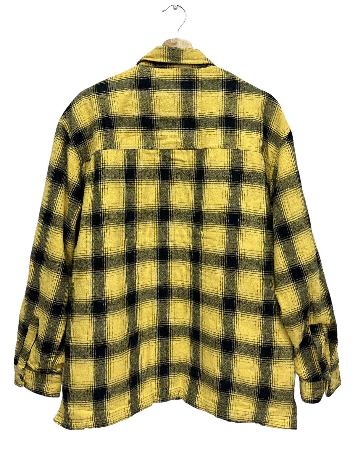 Flannel 💥BEAR USA Tartan Yellow Quilted Lined Zipper Flannel Shirt Size US M / EU 48-50 / 2 - 7 Thumbnail