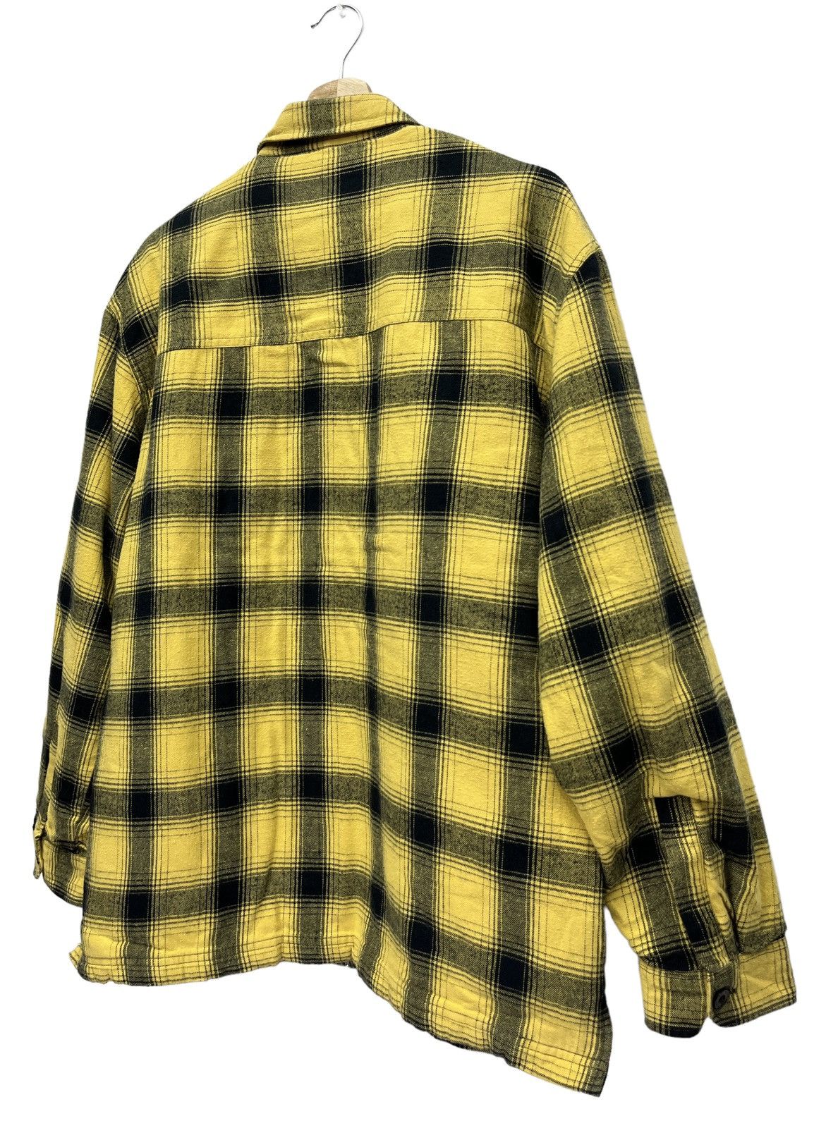 Flannel 💥BEAR USA Tartan Yellow Quilted Lined Zipper Flannel Shirt Size US M / EU 48-50 / 2 - 8 Thumbnail