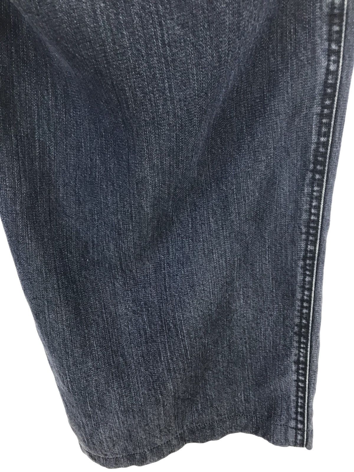 Lanvin Vintage LANVIN PARIS Embroidered Baggy Wide Denim Pants Size US 32 / EU 48 - 4 Thumbnail
