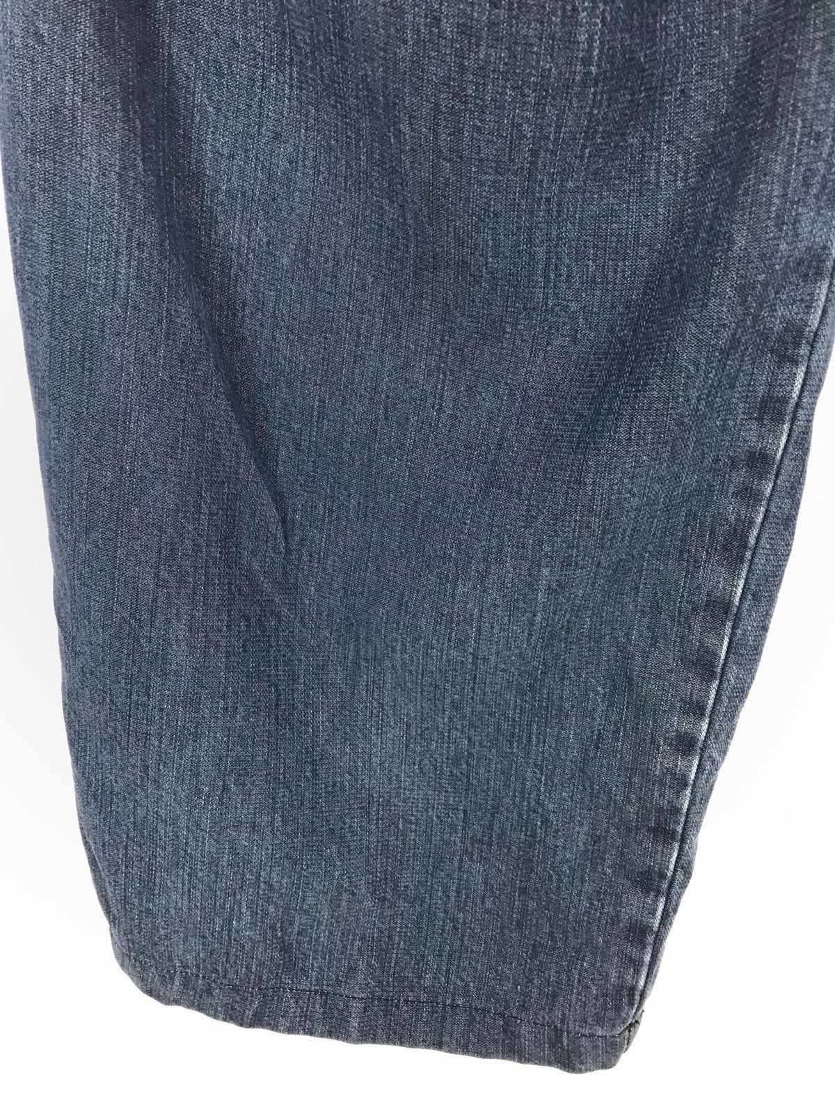 Lanvin Vintage LANVIN PARIS Embroidered Baggy Wide Denim Pants Size US 32 / EU 48 - 3 Thumbnail